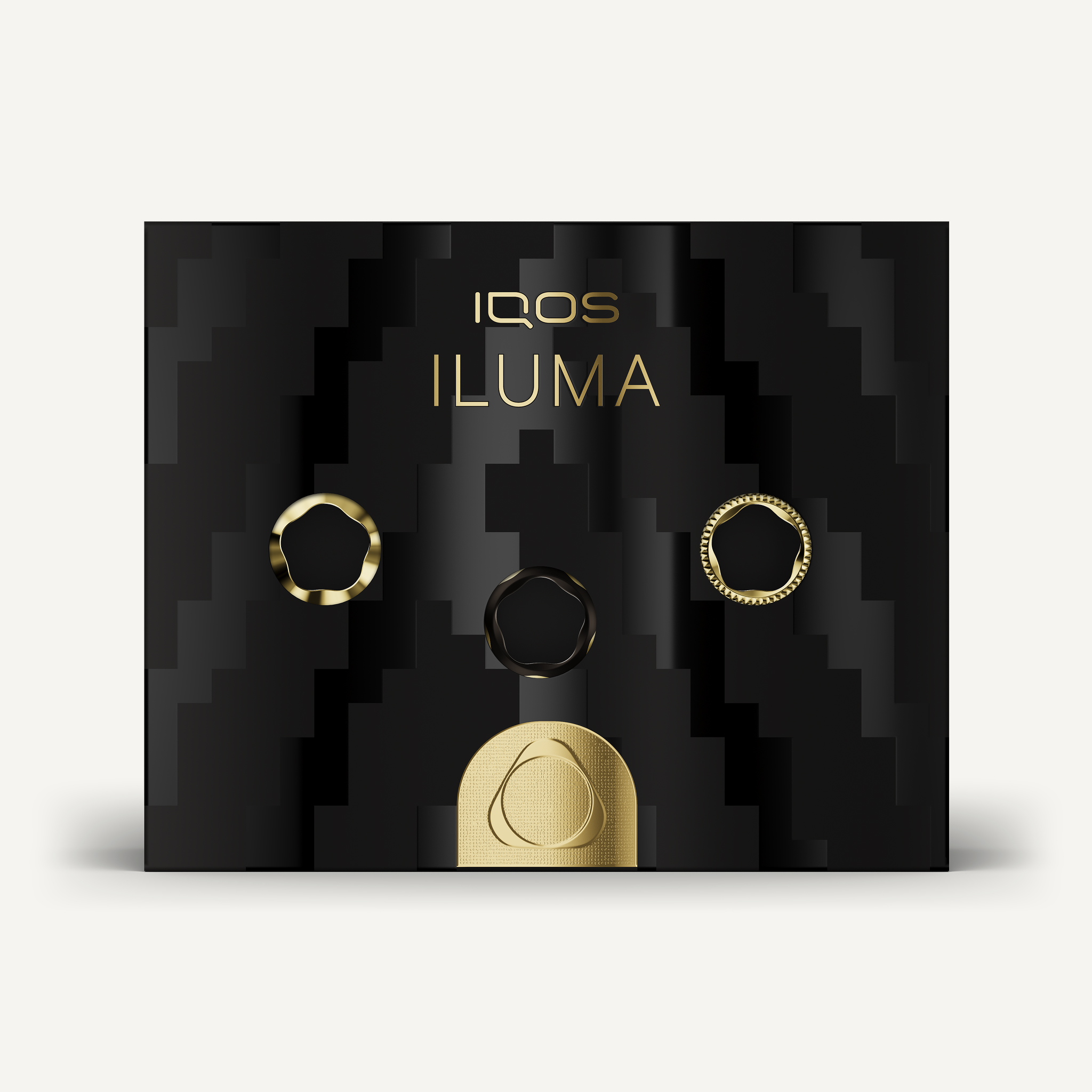 IQOS ILUMA i x Seletti Limited Edition Rings (Black Gold)