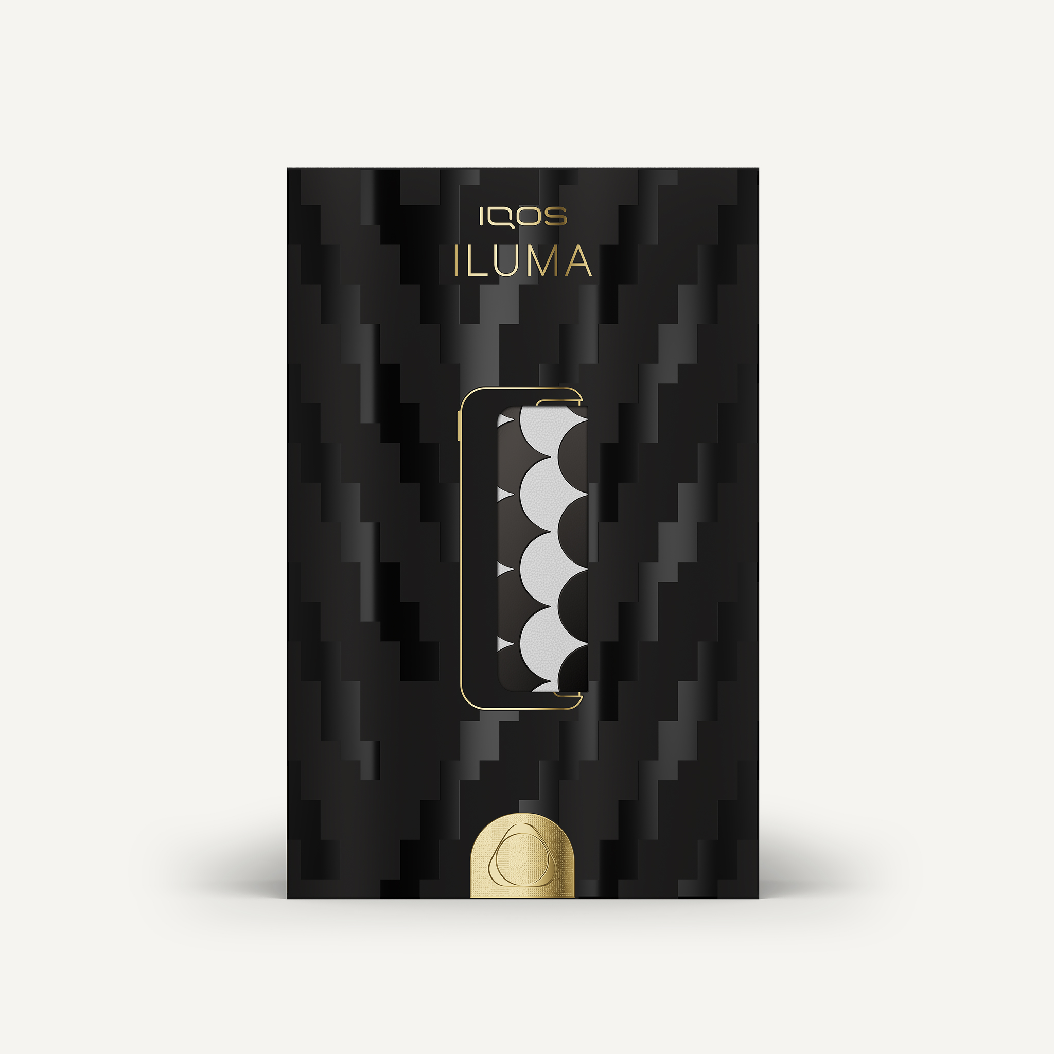IQOS ILUMA i x Seletti Limited Edition Wrap Scallop White Gold (Black Gold)