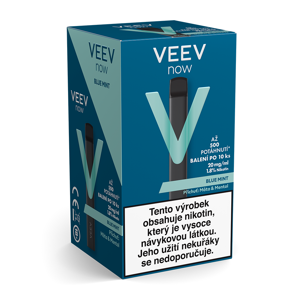 Kup VEEV NOW Blue Mint karton jednorázových ecigaret IQOS CZ