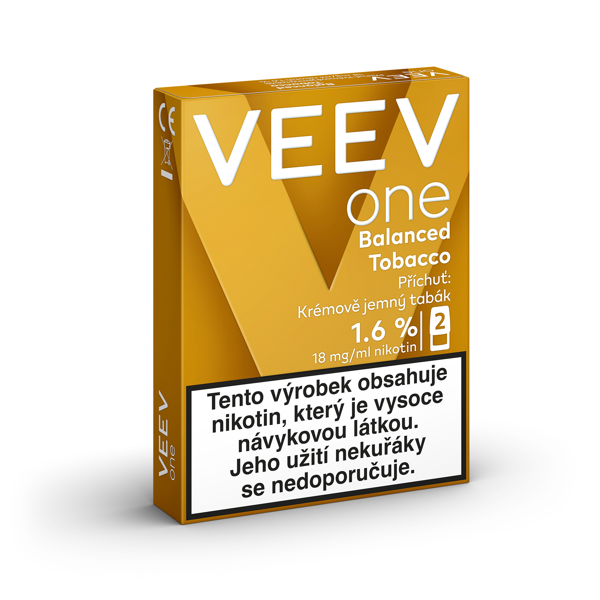 VEEV ONE NÁPLNĚ BALANCED TOBACCO (krabička) (Balanced Tobacco)
