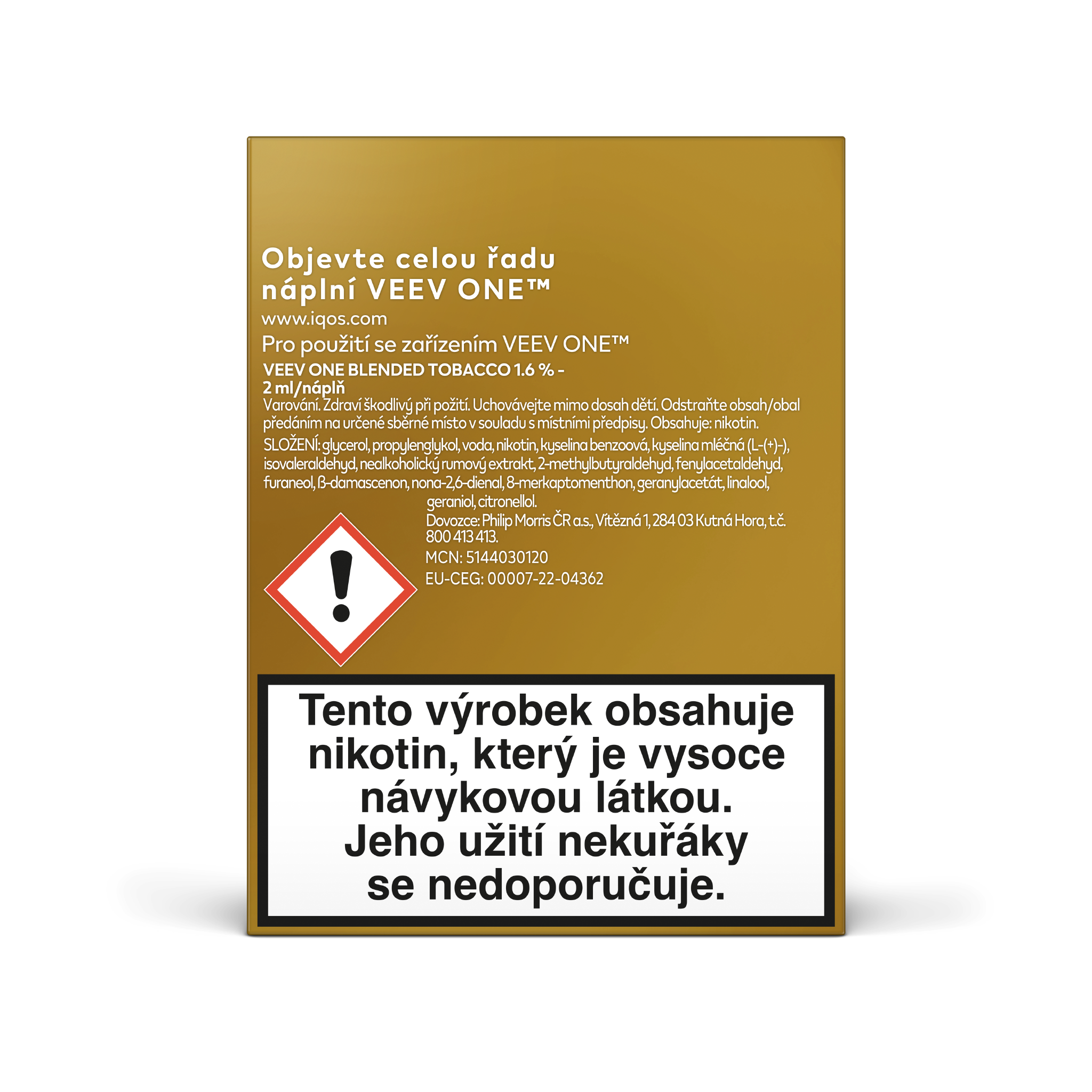 VEEV ONE BLENDED TOBACCO (krabička) (Blended Tobacco)