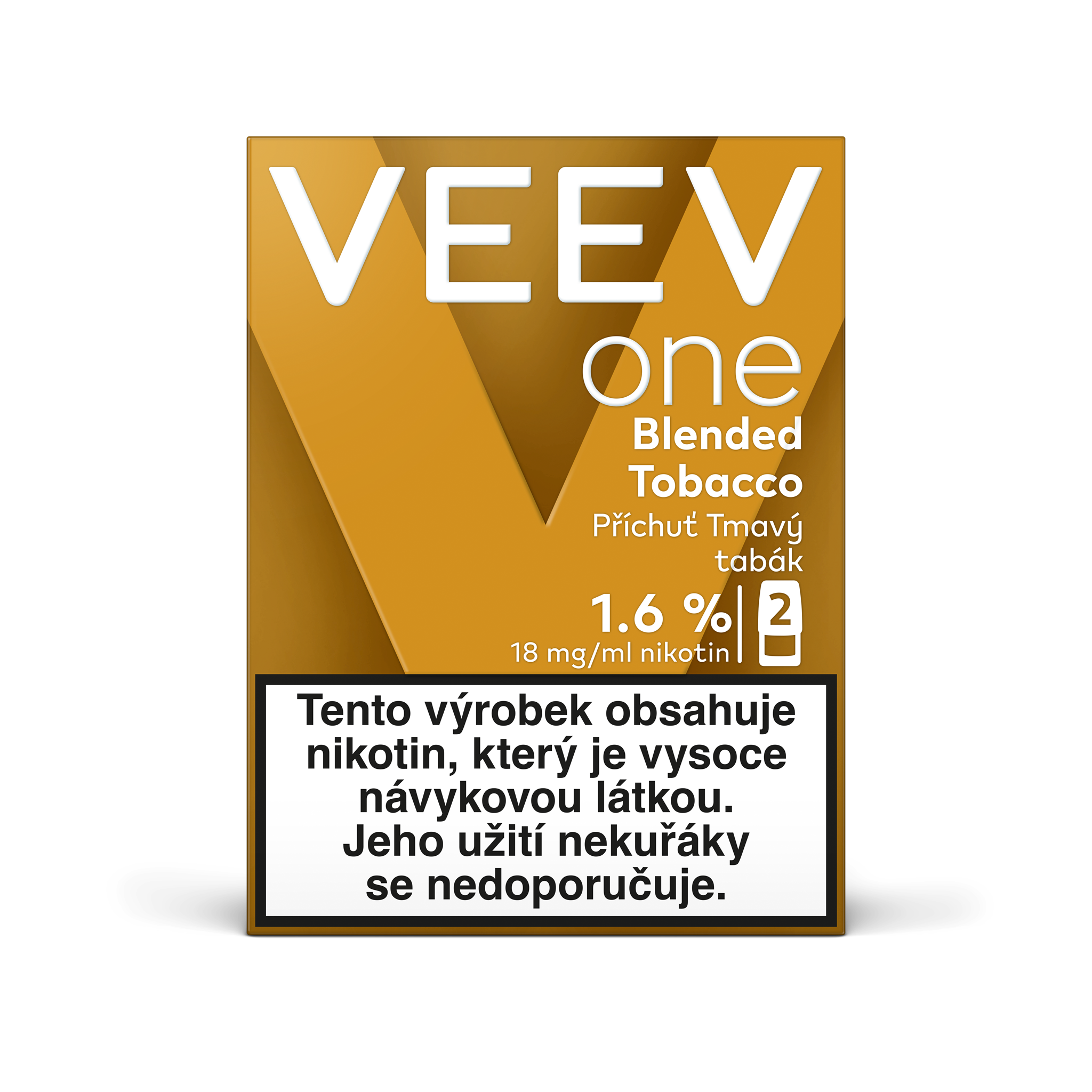 VEEV ONE NÁPLNĚ BLENDED TOBACCO (krabička) (Blended Tobacco)