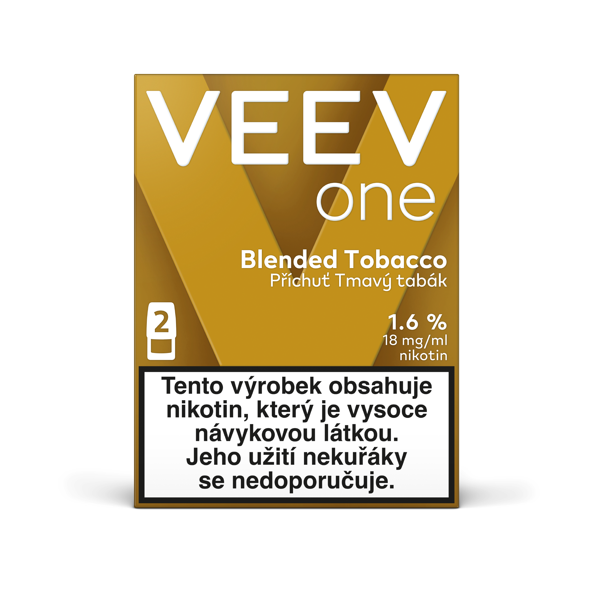 VEEV ONE NÁPLNĚ BLENDED TOBACCO (krabička) (Blended Tobacco)