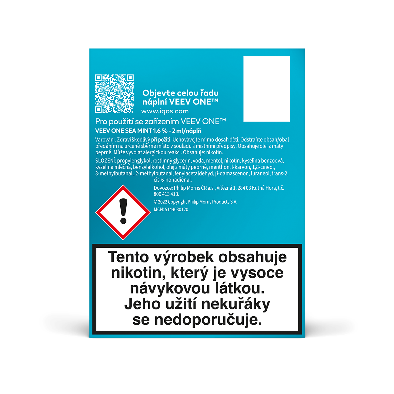 VEEV ONE NÁPLNĚ SEA MINT (krabička) (Sea Mint)