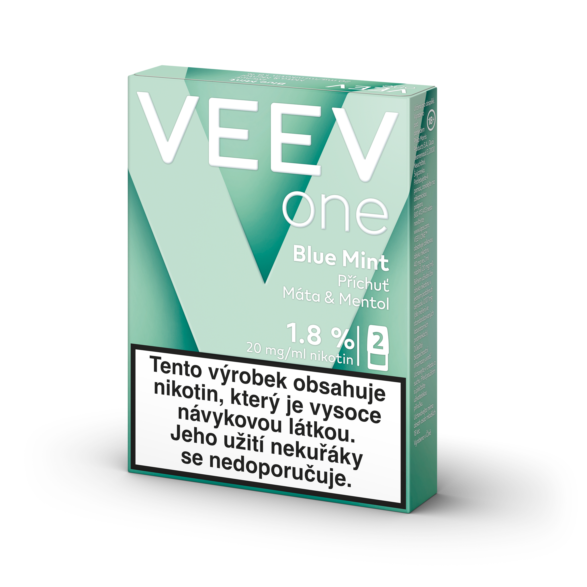 Kup VEEV ONE Blue Mint krabičku se dvěma náplněmi IQOS CZ