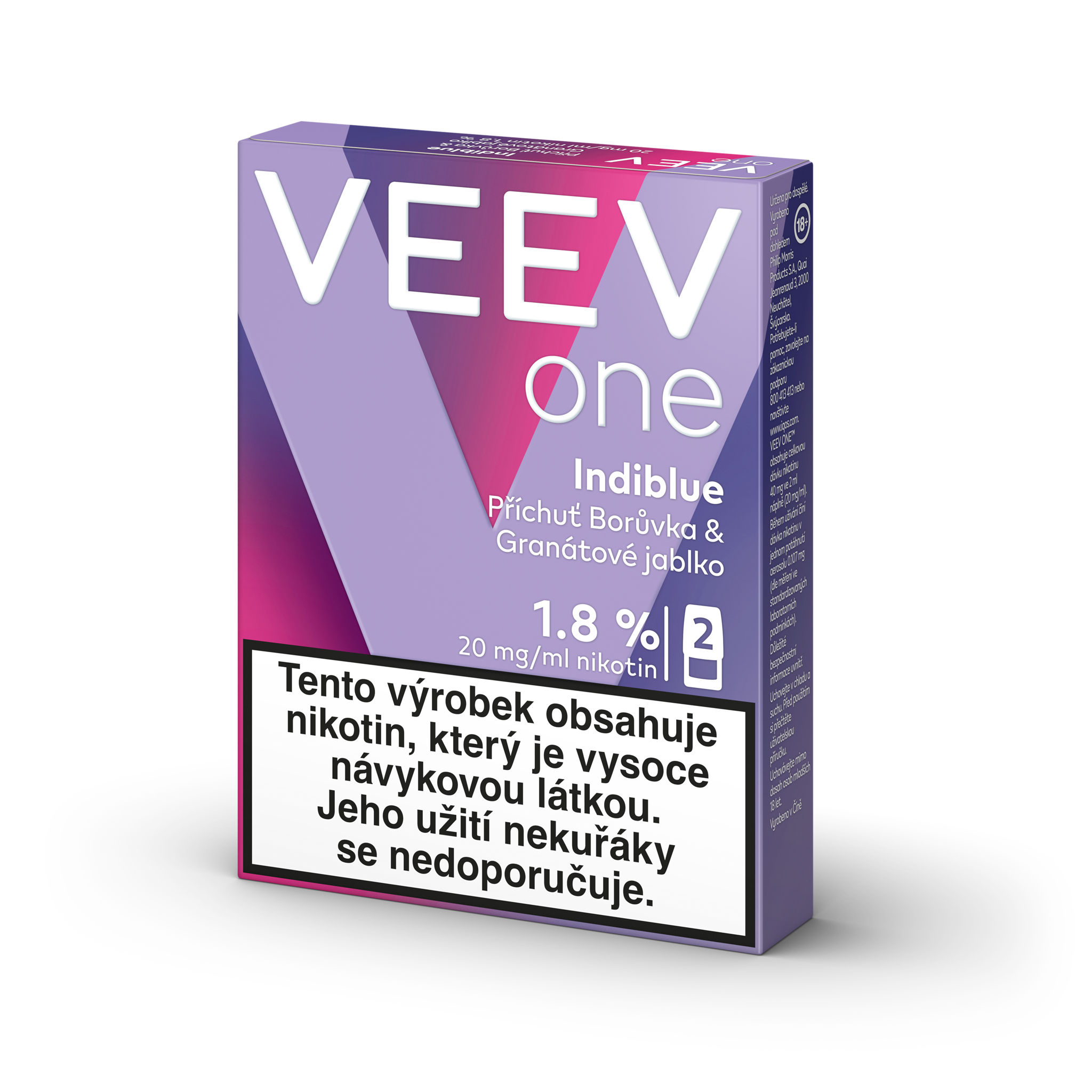 VEEV ONE NÁPLNĚ INDIBLUE (krabička) (Indiblue)