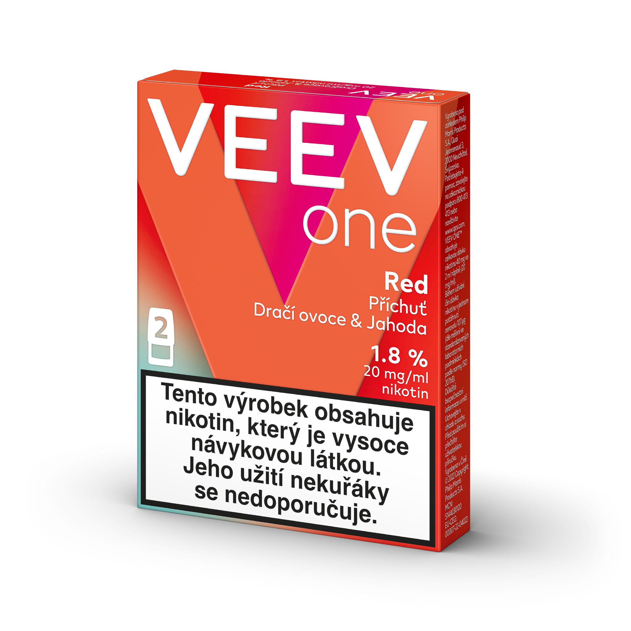 VEEV ONE NÁPLNĚ RED (krabička) (Red)