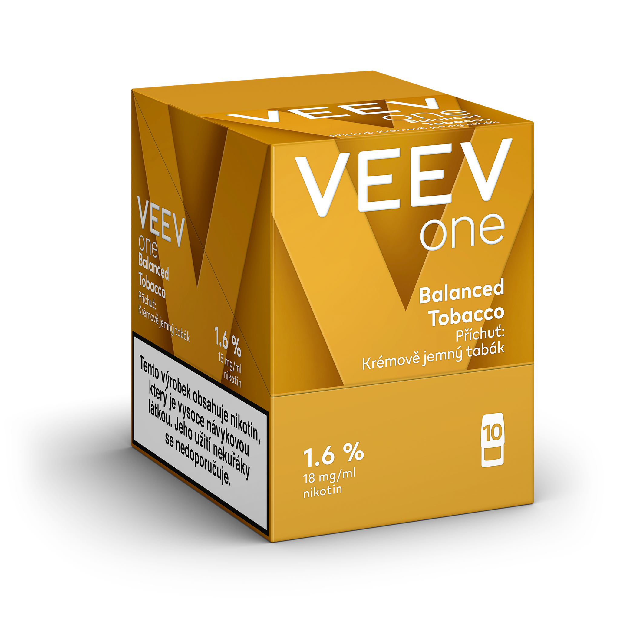 VEEV ONE NÁPLNĚ BALANCED TOBACCO (karton) (Balanced Tobacco)