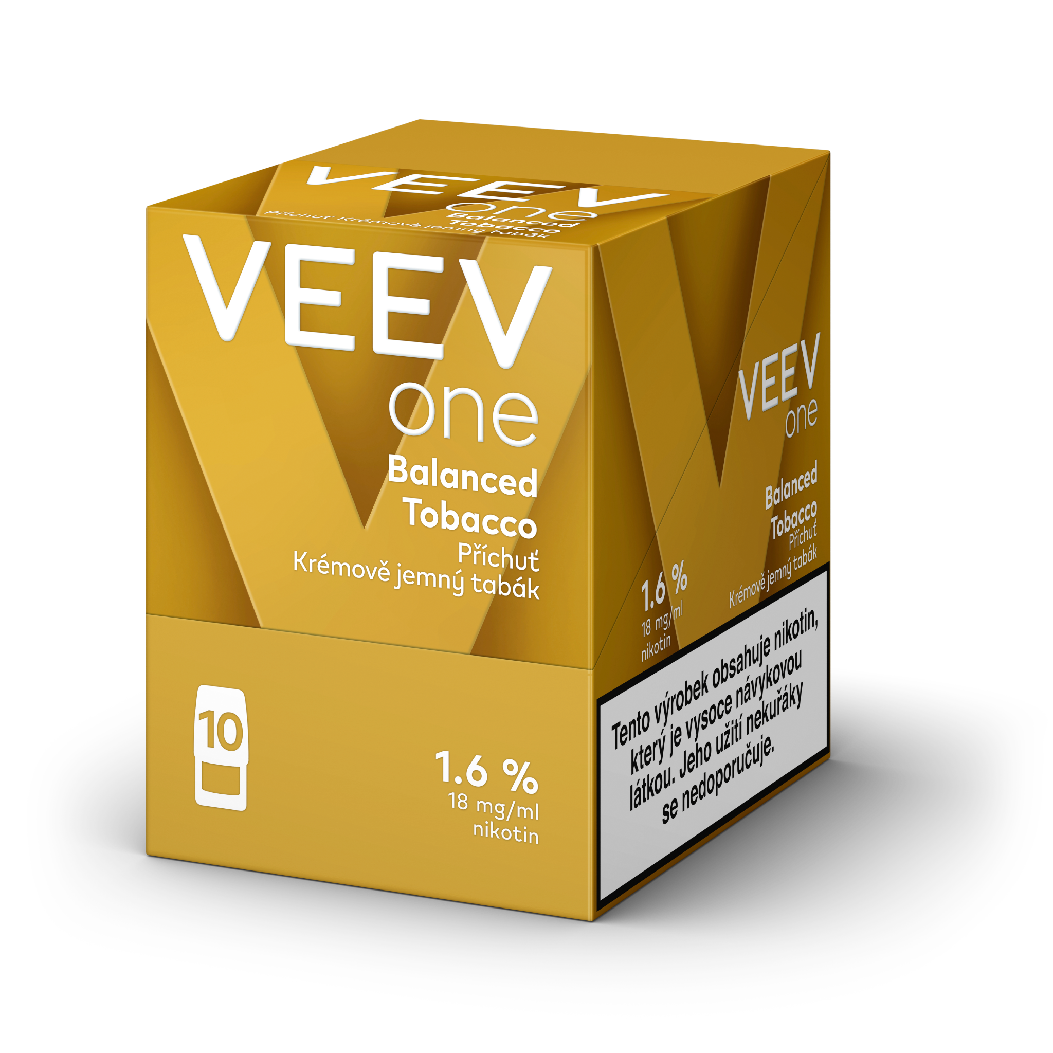 VEEV ONE NÁPLNĚ BALANCED TOBACCO (karton) (Balanced Tobacco)