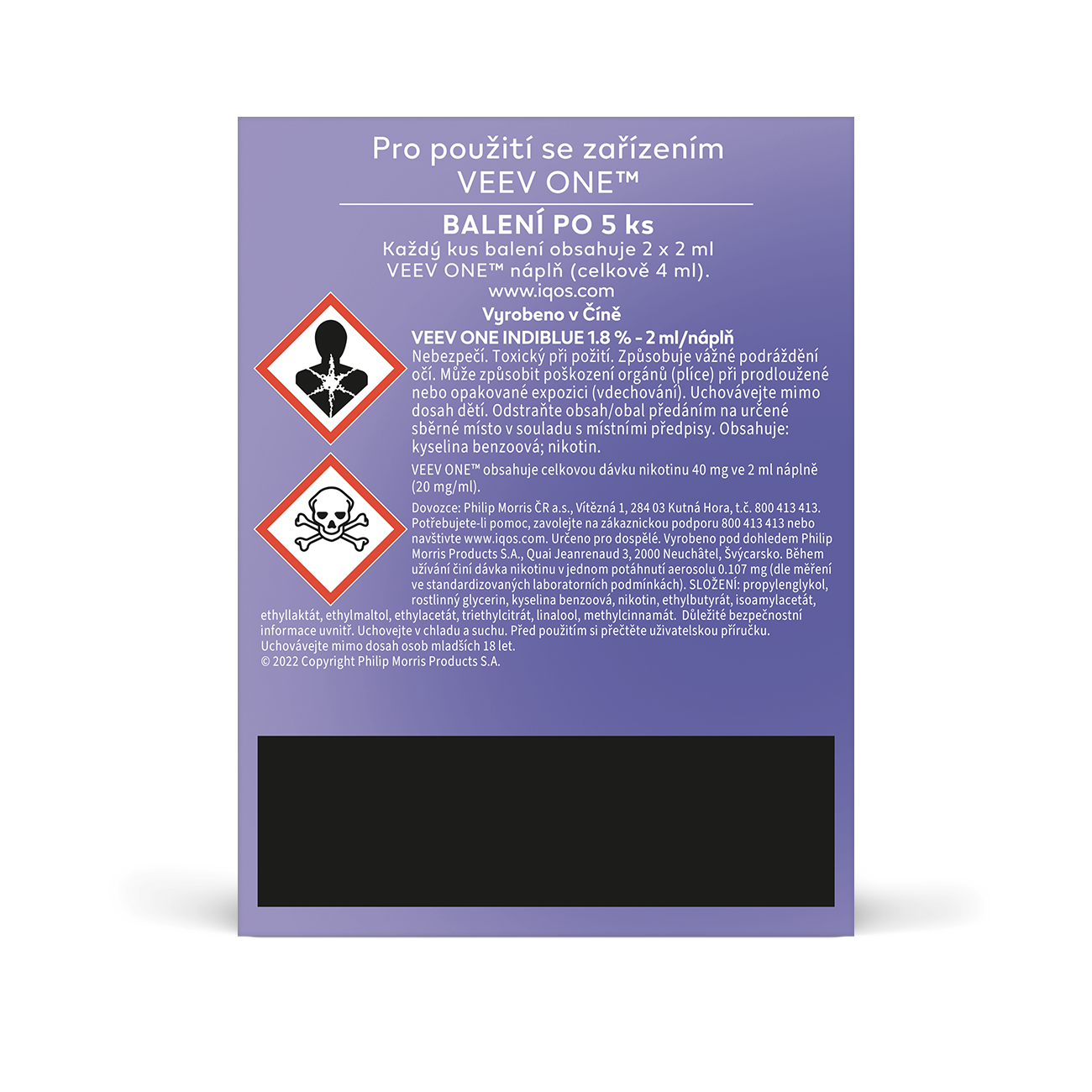 VEEV ONE NÁPLNĚ INDIBLUE (karton) (Indiblue)