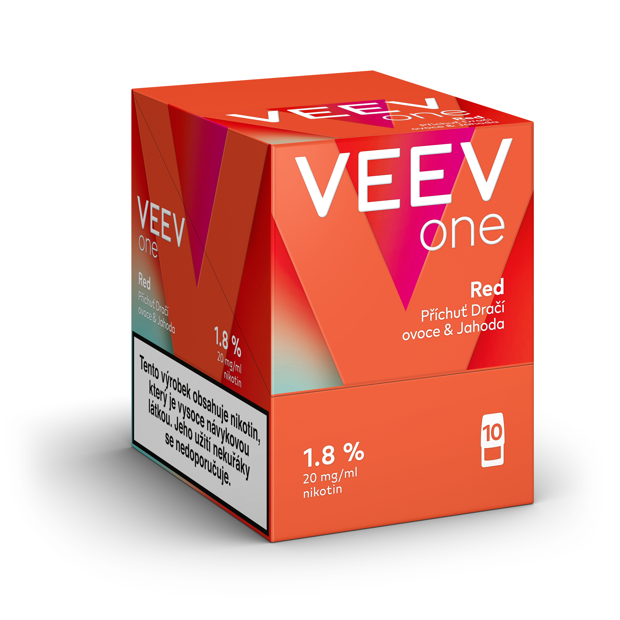 VEEV ONE NÁPLNĚ RED (karton) (Red)