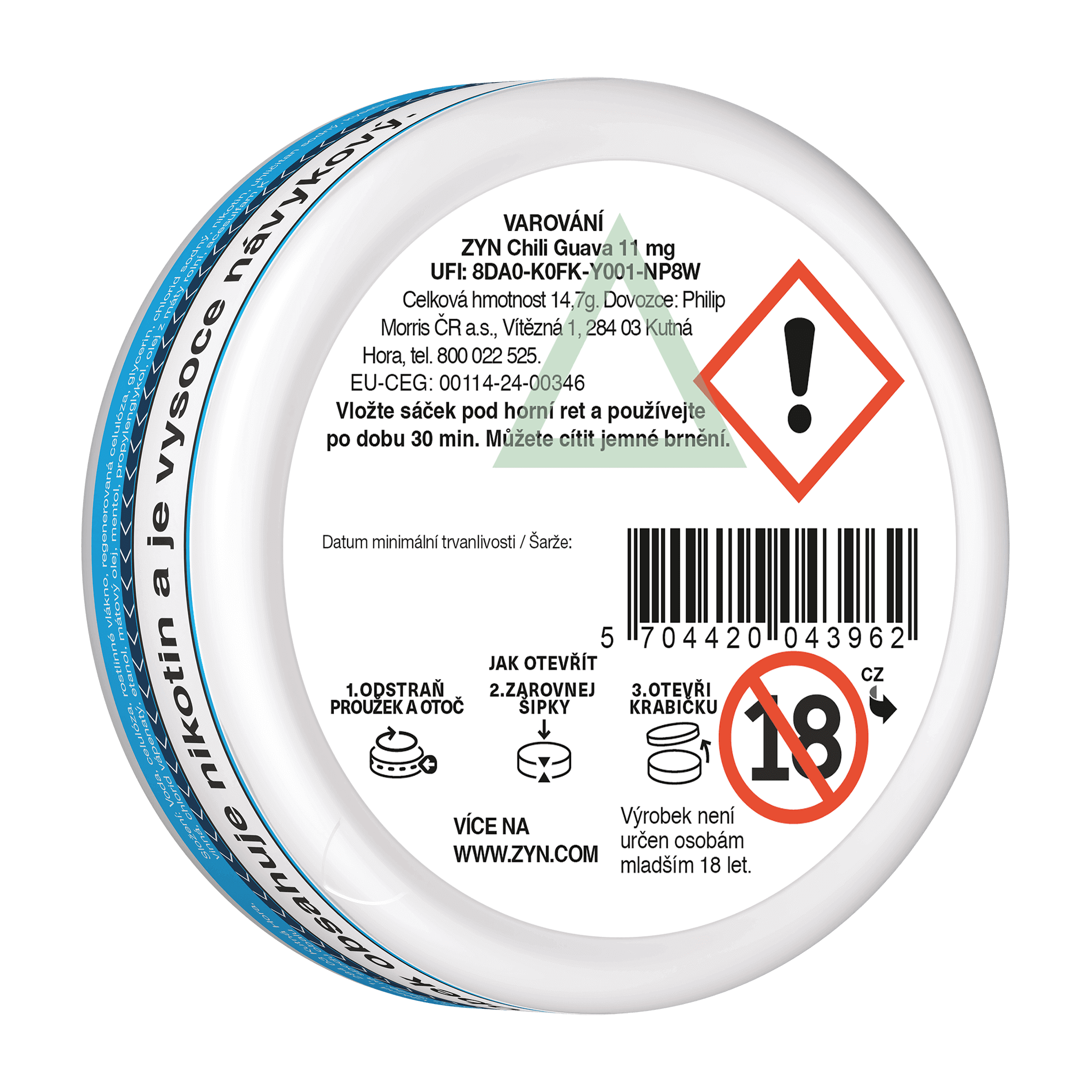 ZYN CHILI GUAVA 11 MG (karton) (CHILI GUAVA)
