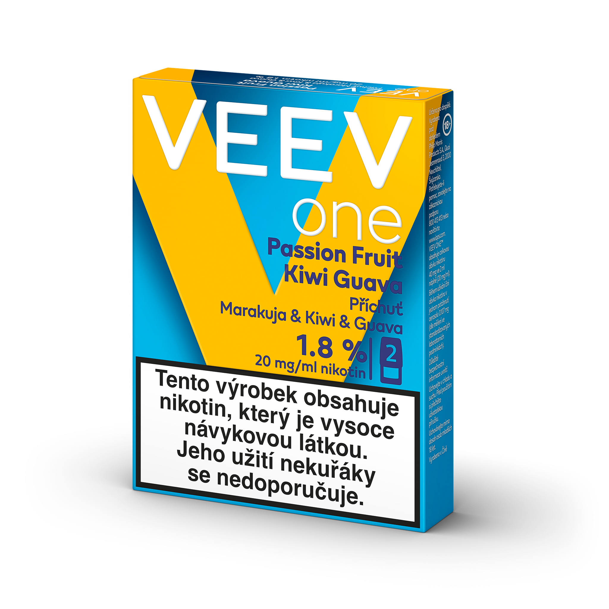 VEEV ONE NÁPLNĚ PASSION FRUIT - KIWI - GUAVA  (krabička) (Passion Fruit Kiwi Guava)