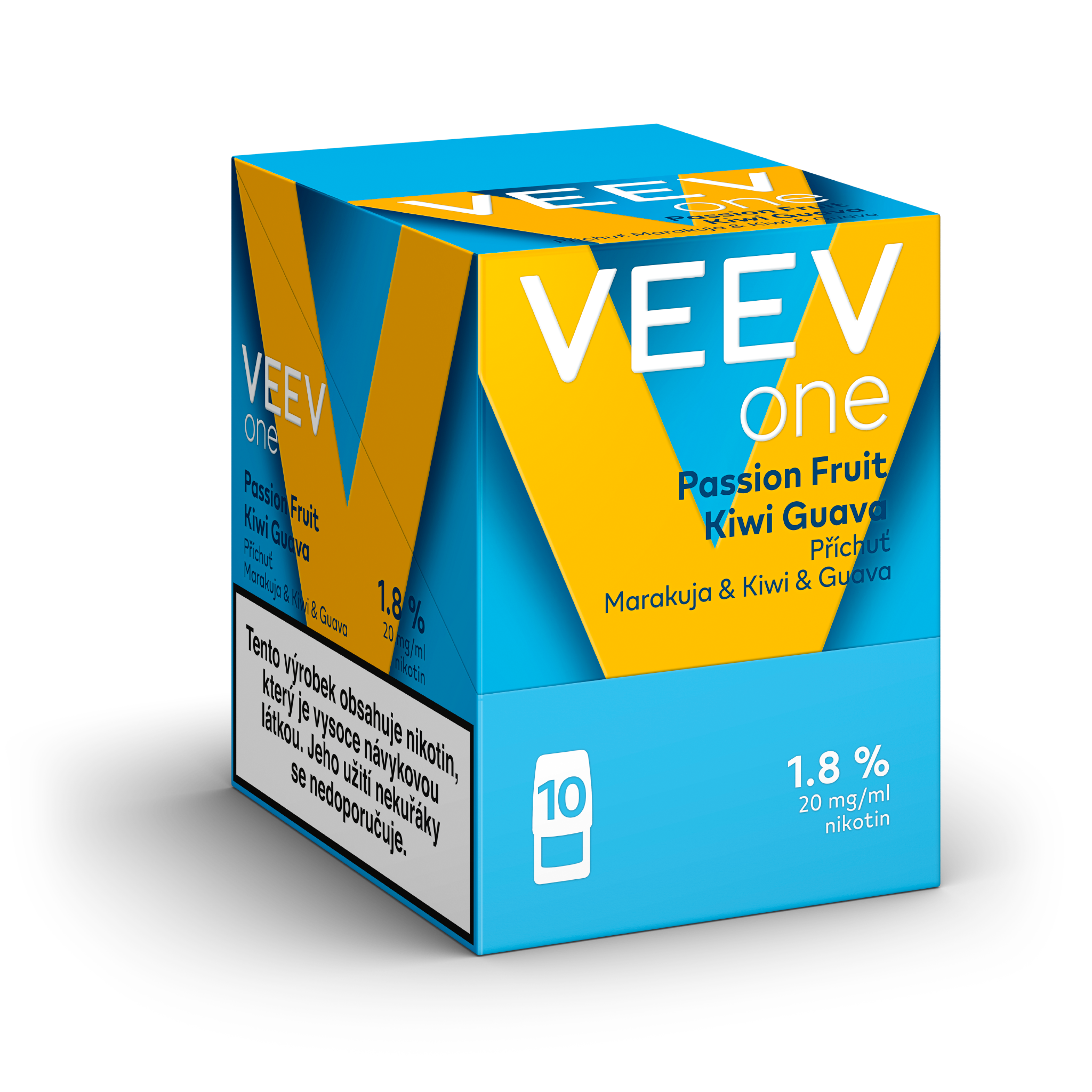 VEEV ONE PASSION FRUIT - KIWI - GUAVA  (karton) (Passion Fruit Kiwi Guava)