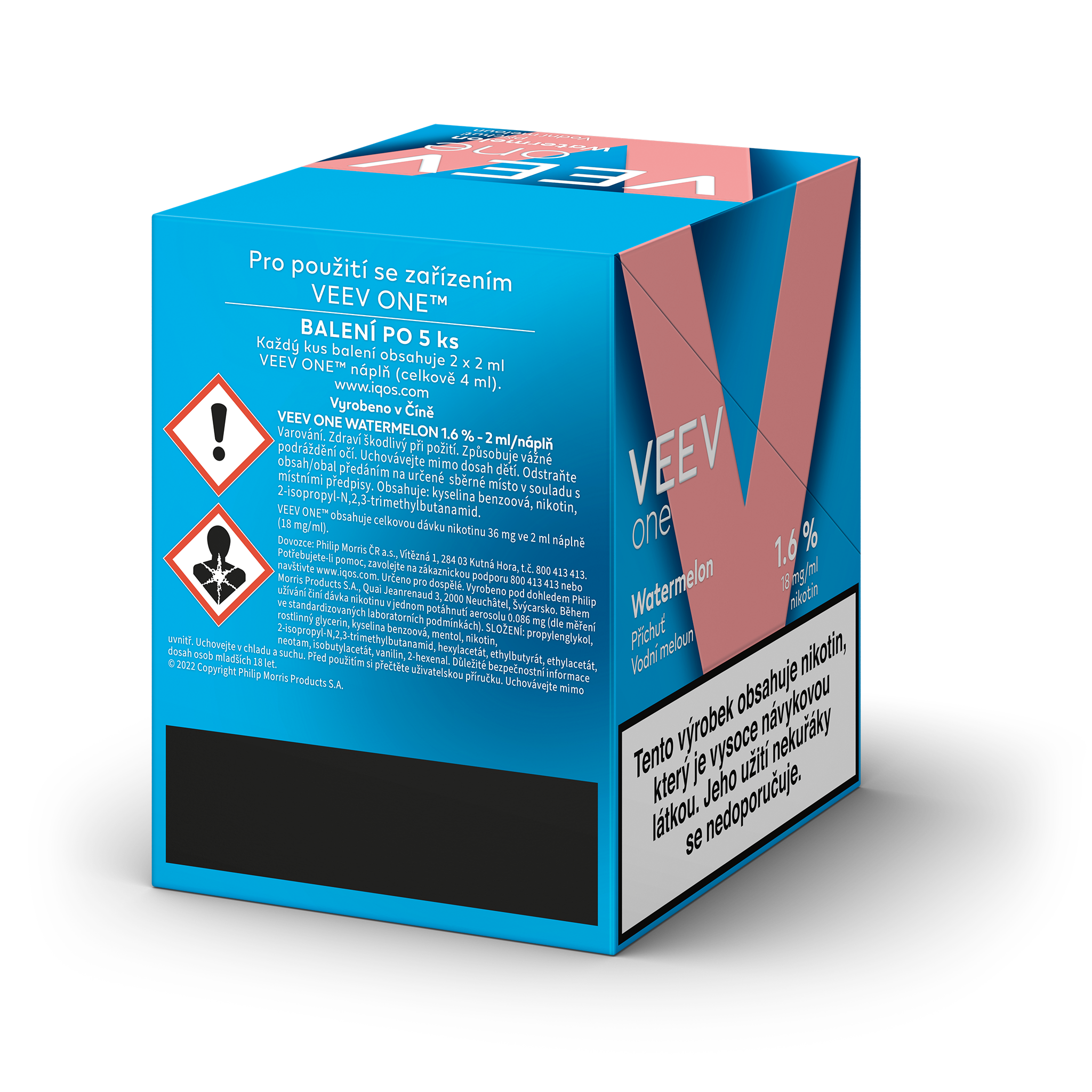 VEEV ONE NÁPLNĚ WATERMELON (karton) (Watermelon)