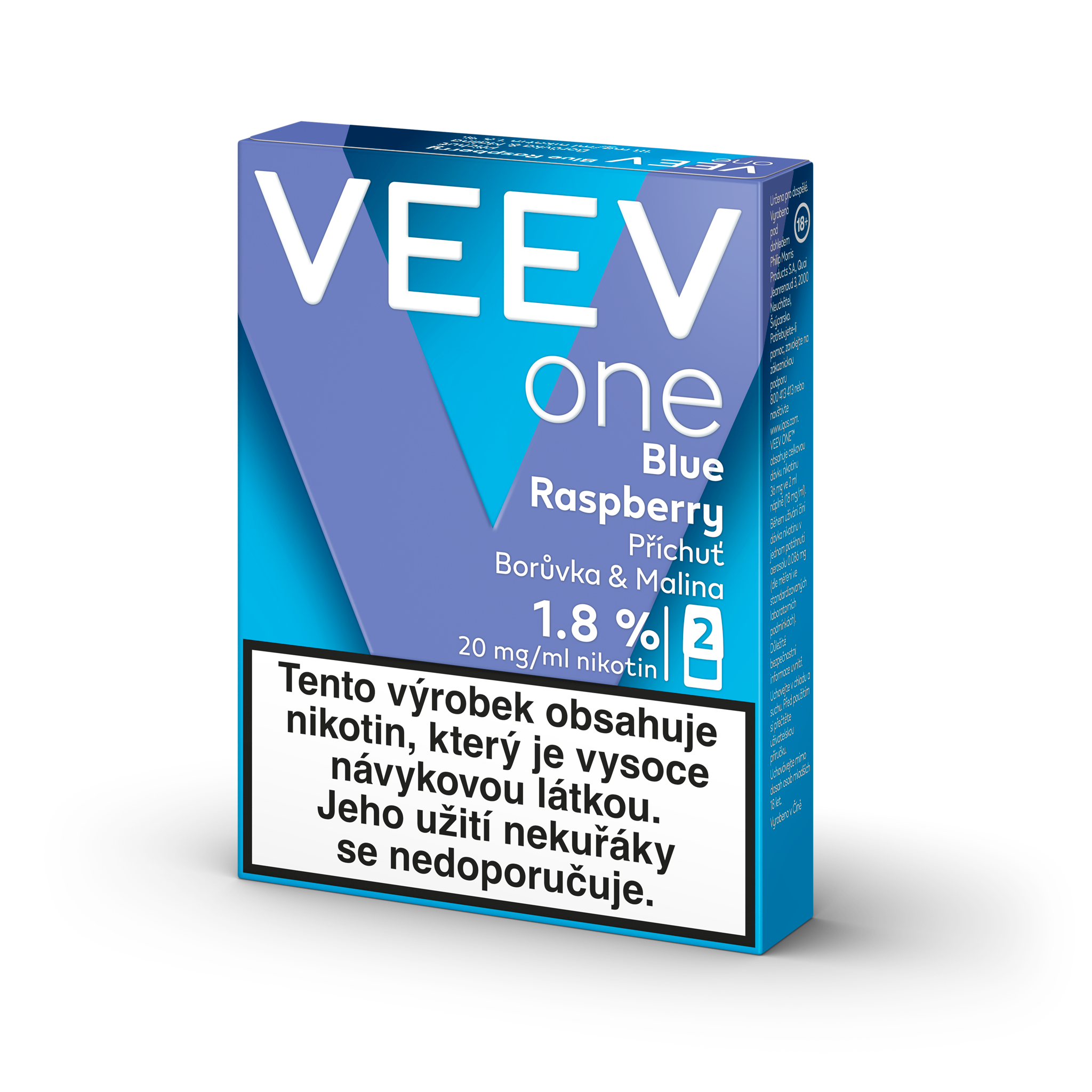VEEV ONE NÁPLNĚ BLUE RASPBERRY (krabička) (BLUE RASPBERRY)