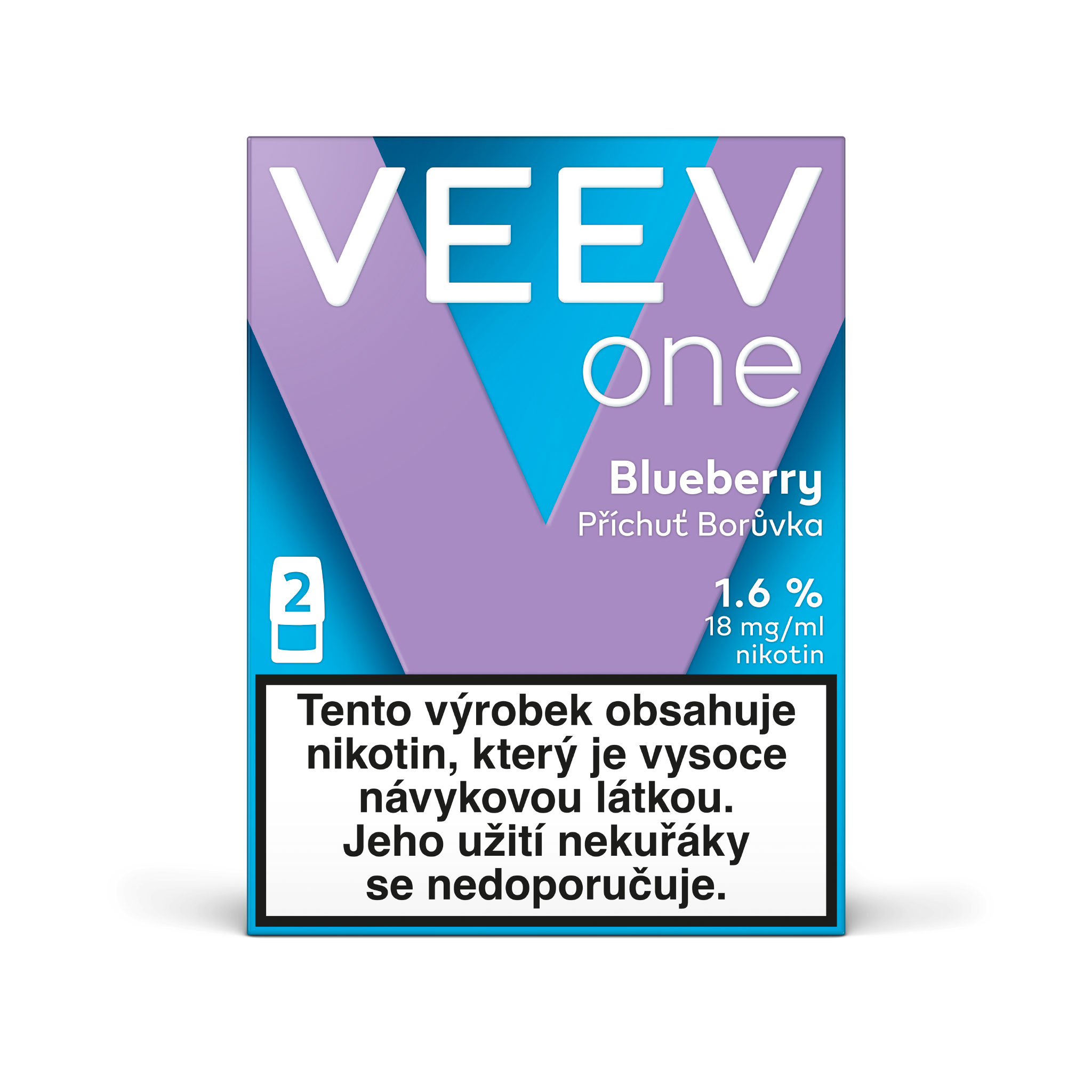 VEEV ONE NÁPLNĚ BLUEBERRY (krabička) (Blueberry)