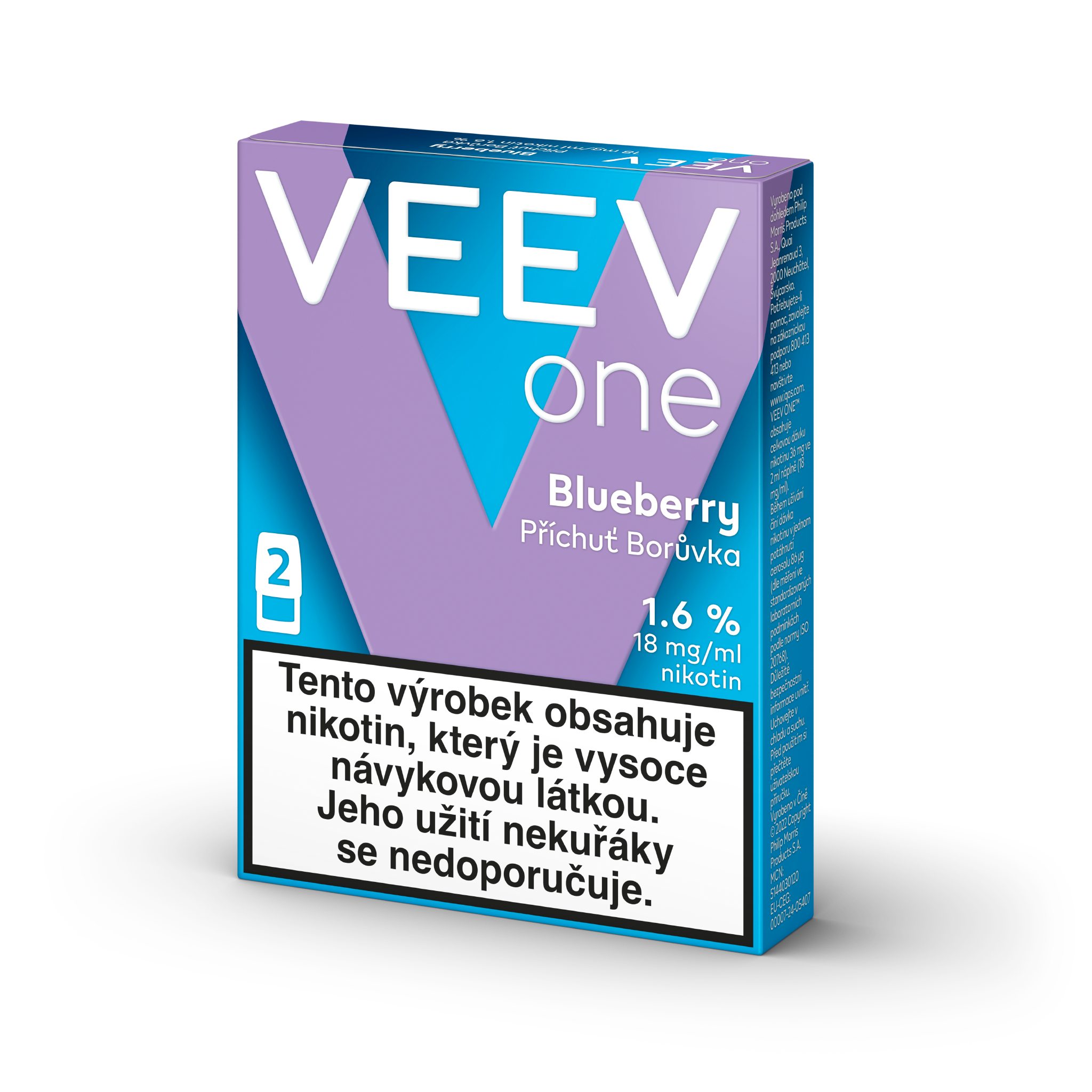 VEEV ONE NÁPLNĚ BLUEBERRY (krabička) (Blueberry)