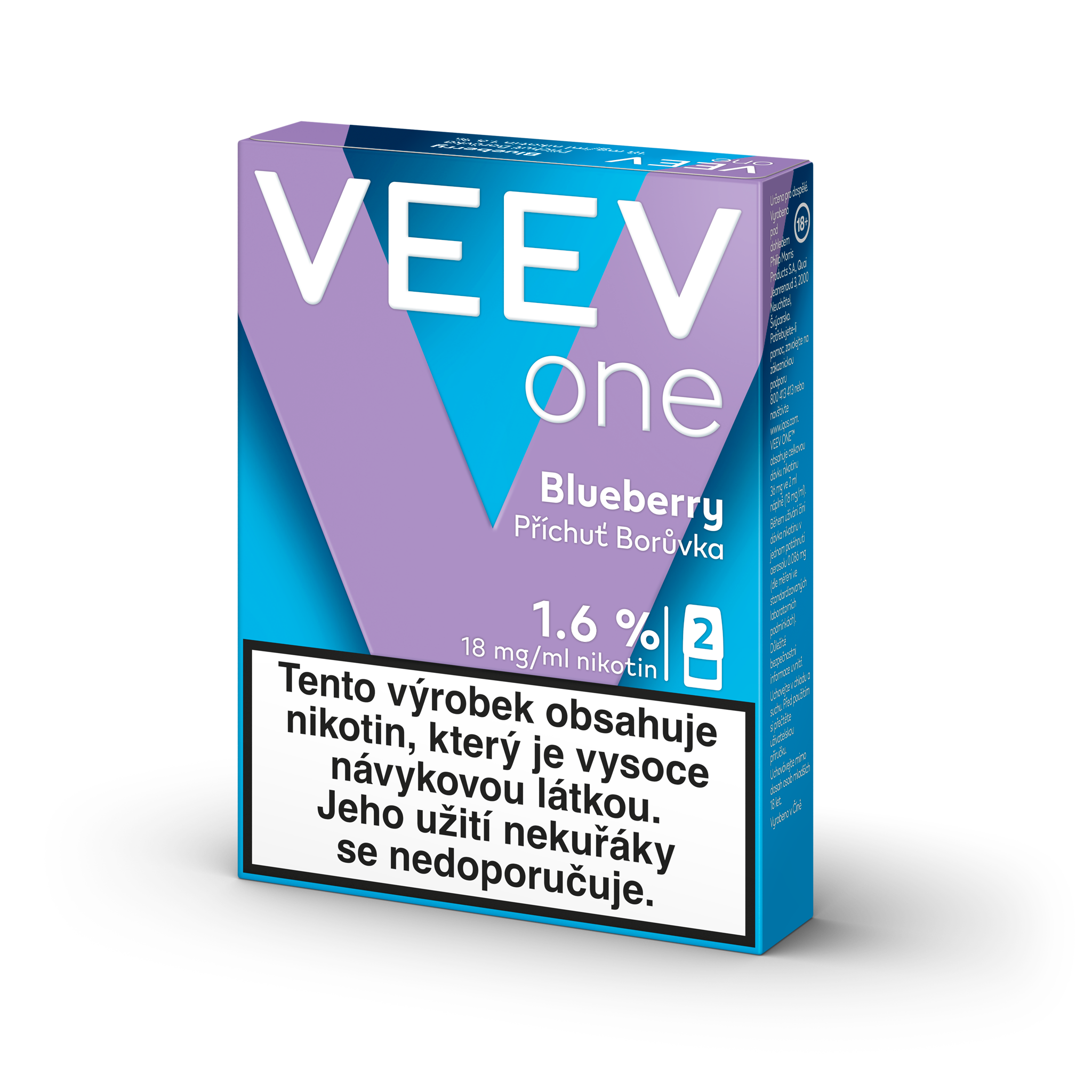 VEEV ONE NÁPLNĚ BLUEBERRY (krabička) (Blueberry)