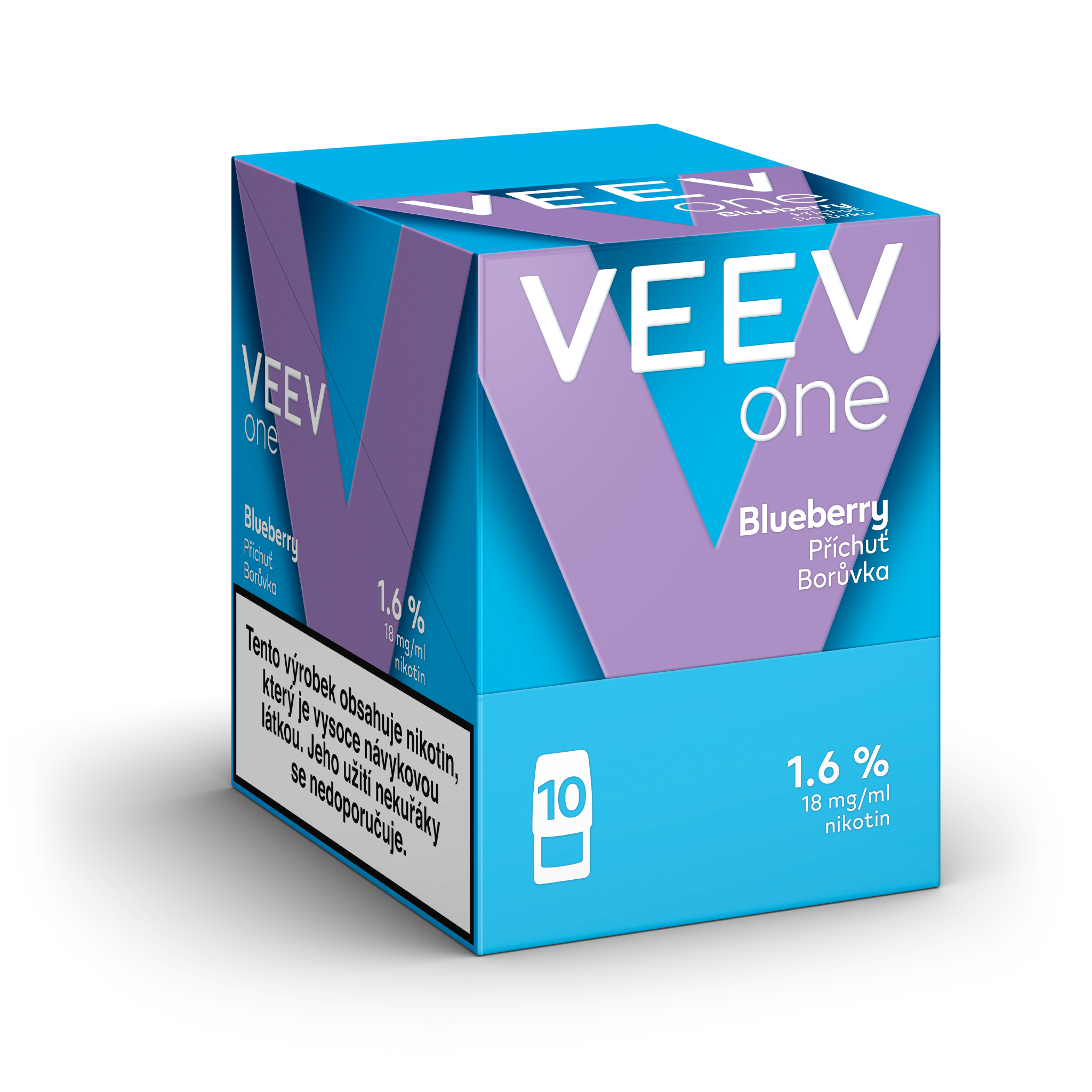 VEEV ONE NÁPLNĚ BLUEBERRY (karton) (Blueberry)
