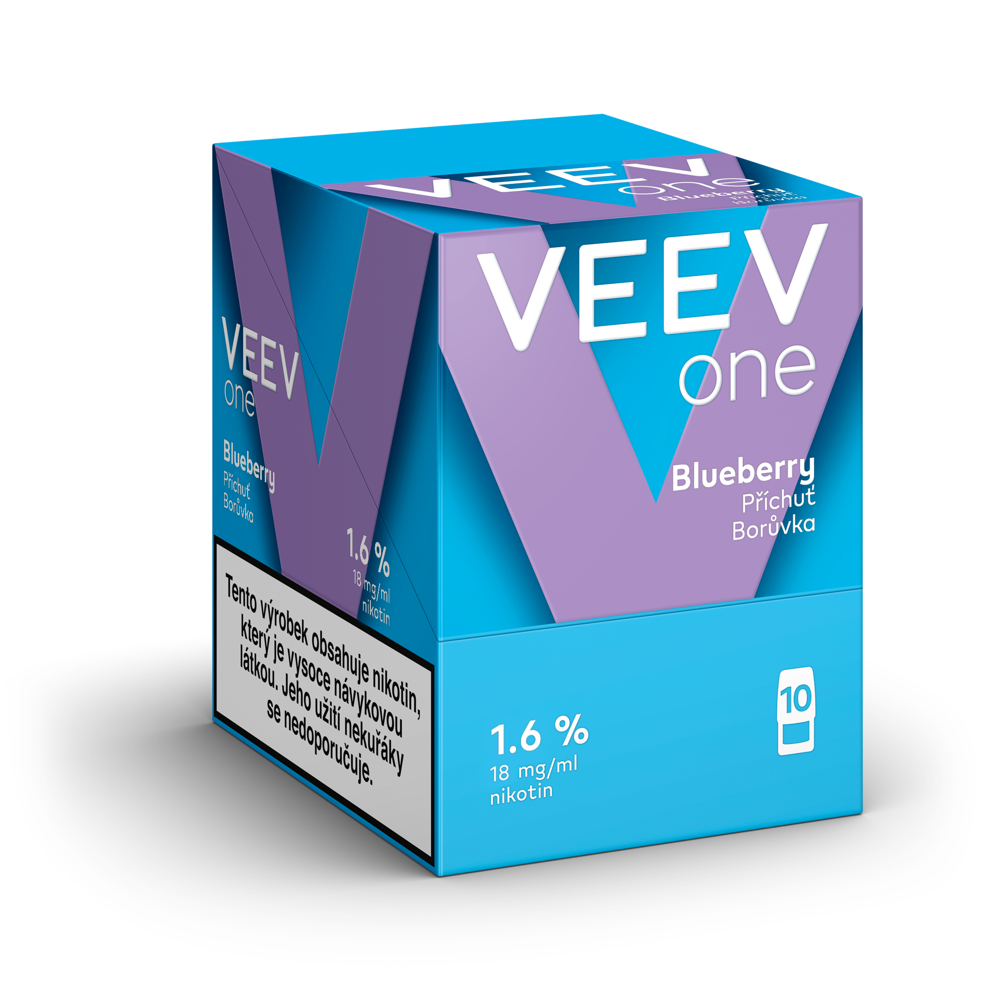 VEEV ONE NÁPLNĚ BLUEBERRY (karton) (Blueberry)