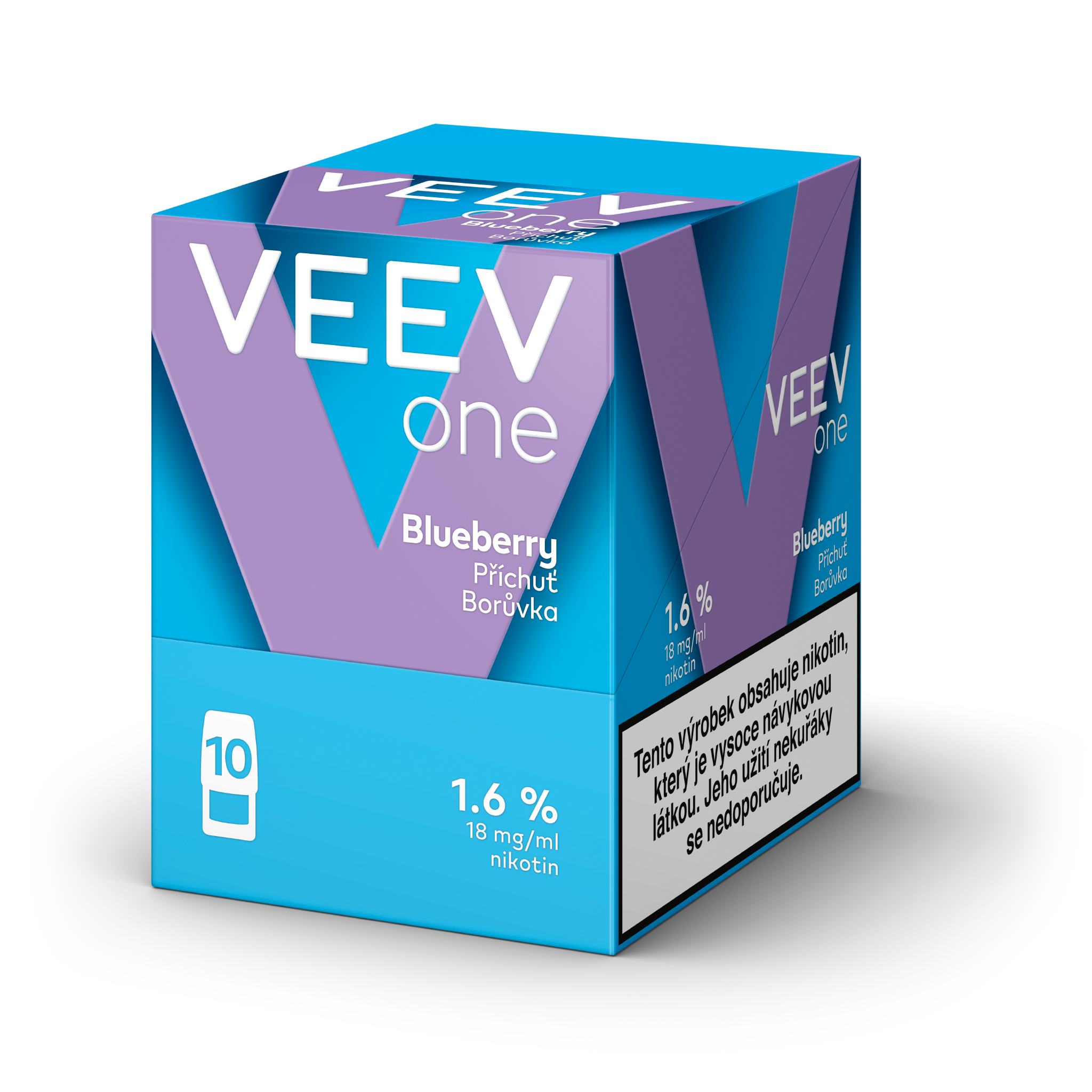 VEEV ONE NÁPLNĚ BLUEBERRY (karton) (Blueberry)