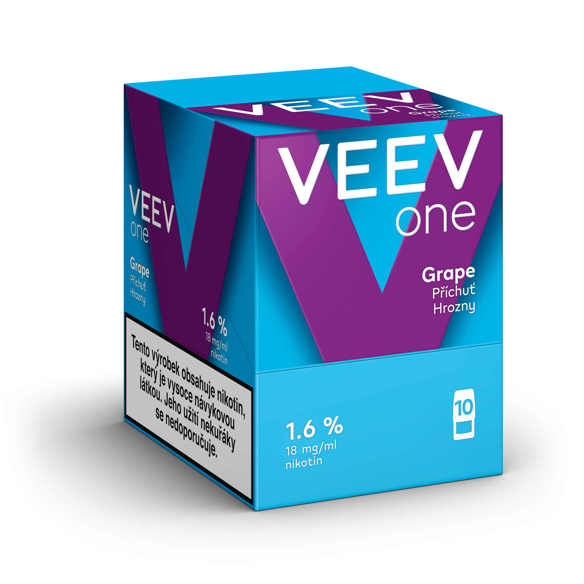 VEEV ONE NÁPLNĚ GRAPE (karton) (Grape)