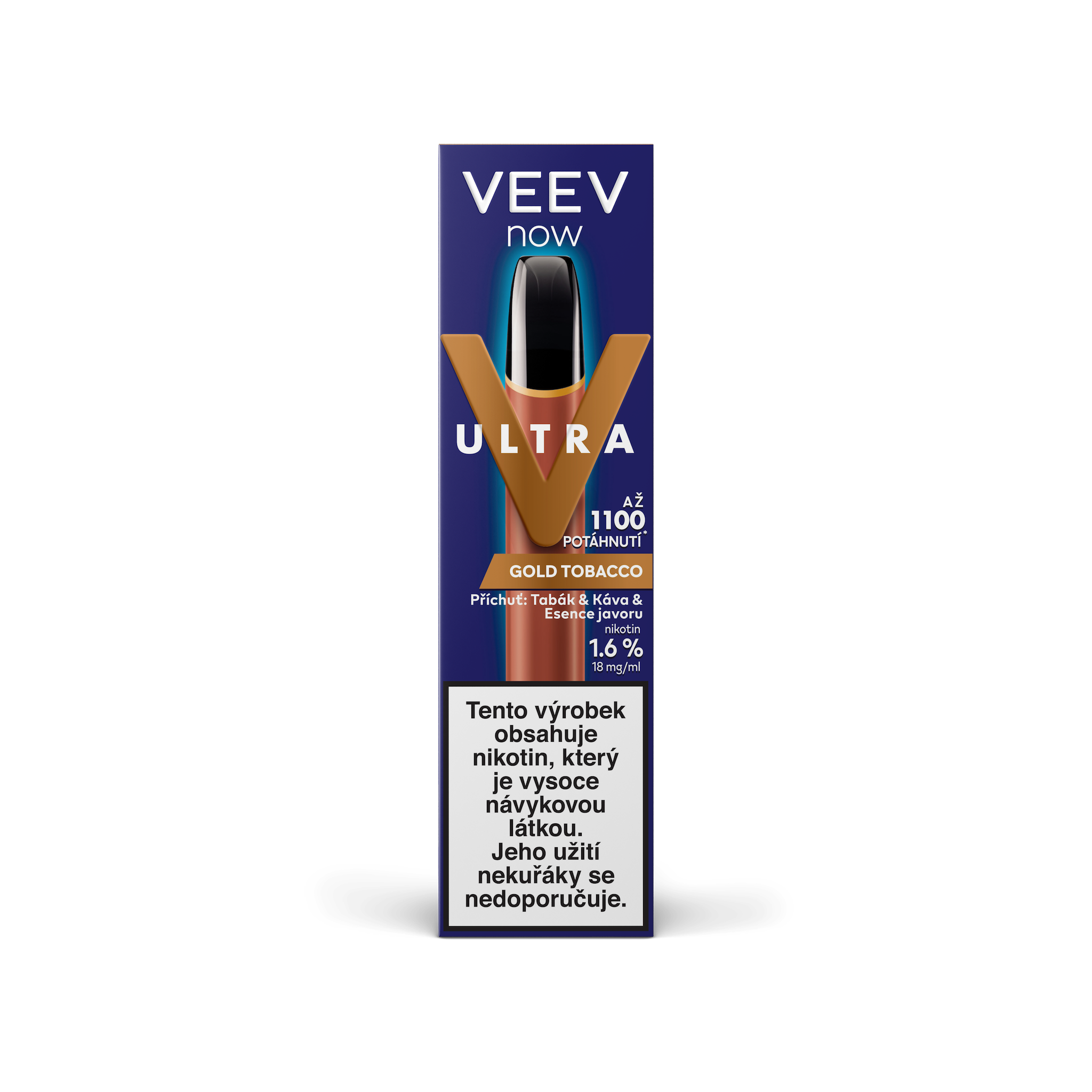VEEV NOW ULTRA Gold Tobacco (1 ks) (Classic Tobacco)