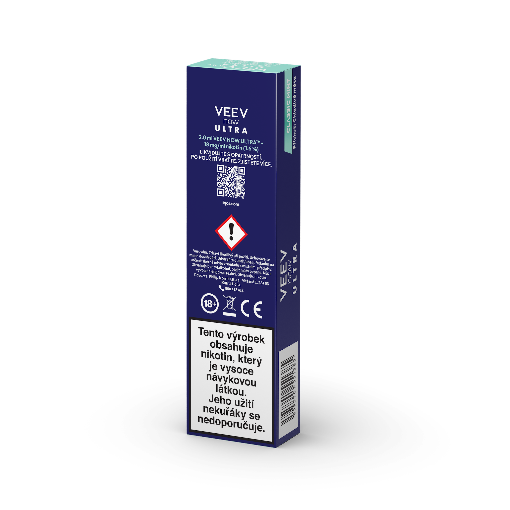 VEEV NOW ULTRA Classic Mint (1 ks) (Blue Mint)