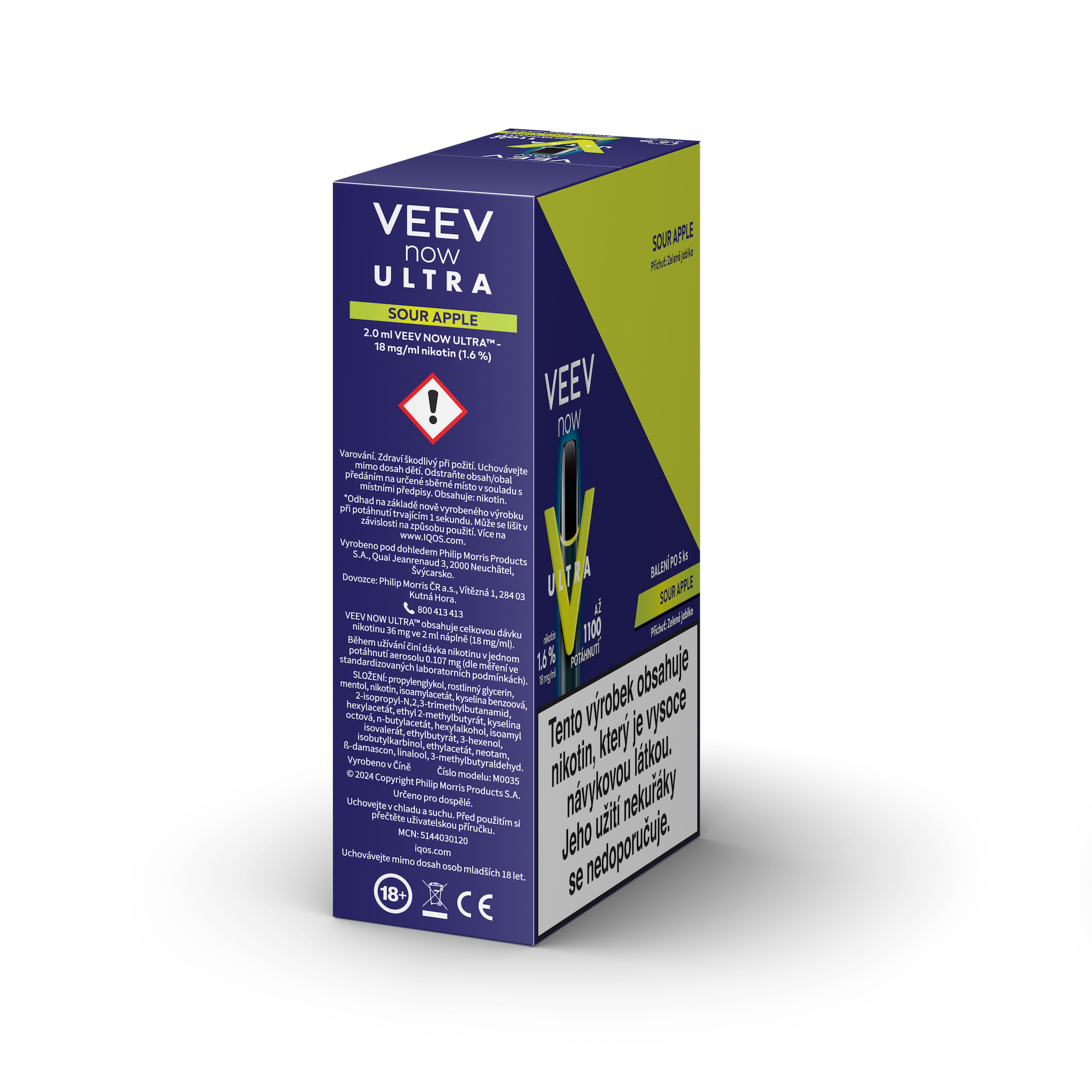 VEEV NOW ULTRA Sour Apple (karton) (Sour Apple)