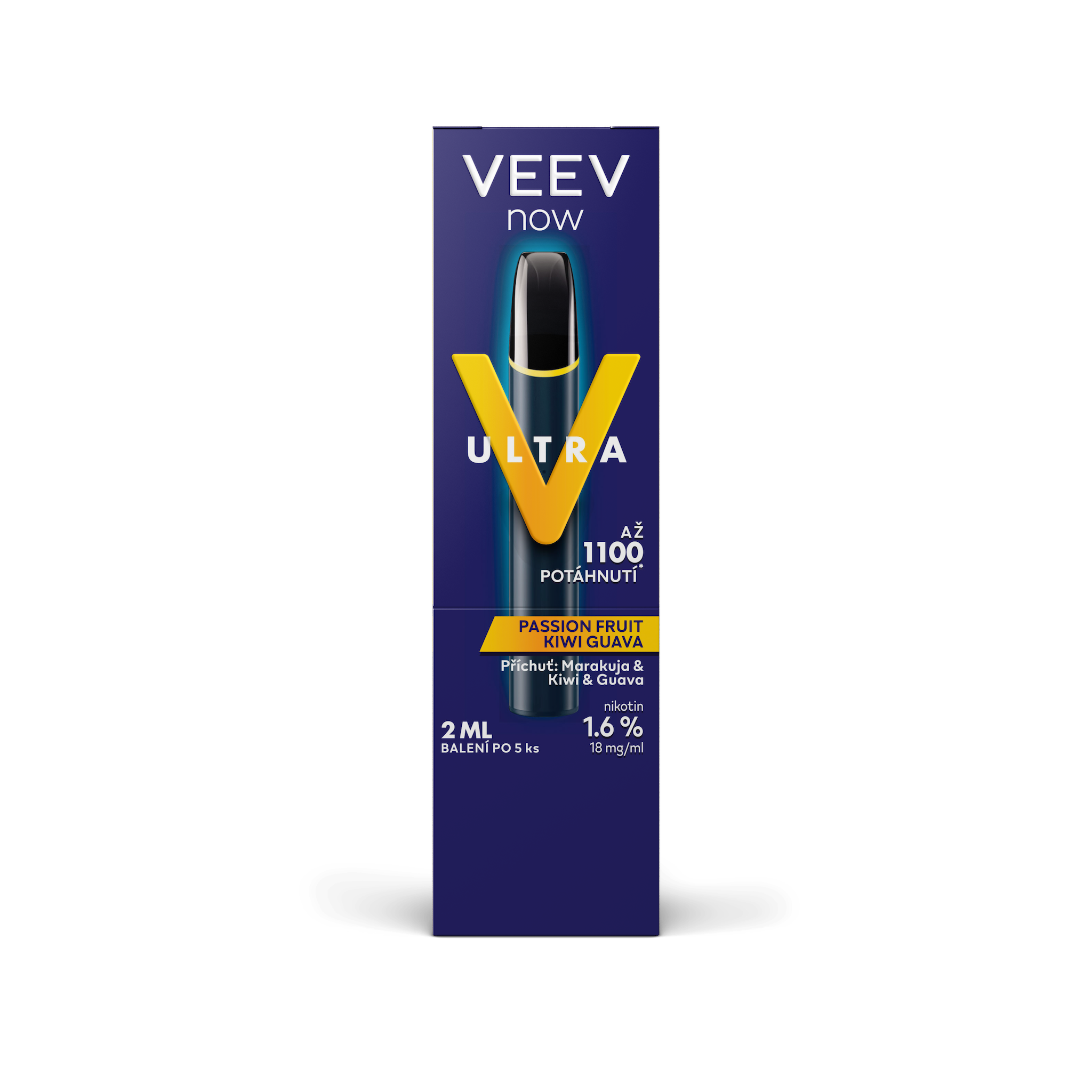 VEEV NOW ULTRA Passionfruit, Kiwi, Guava (karton) (Passion Fruit Kiwi Guava)