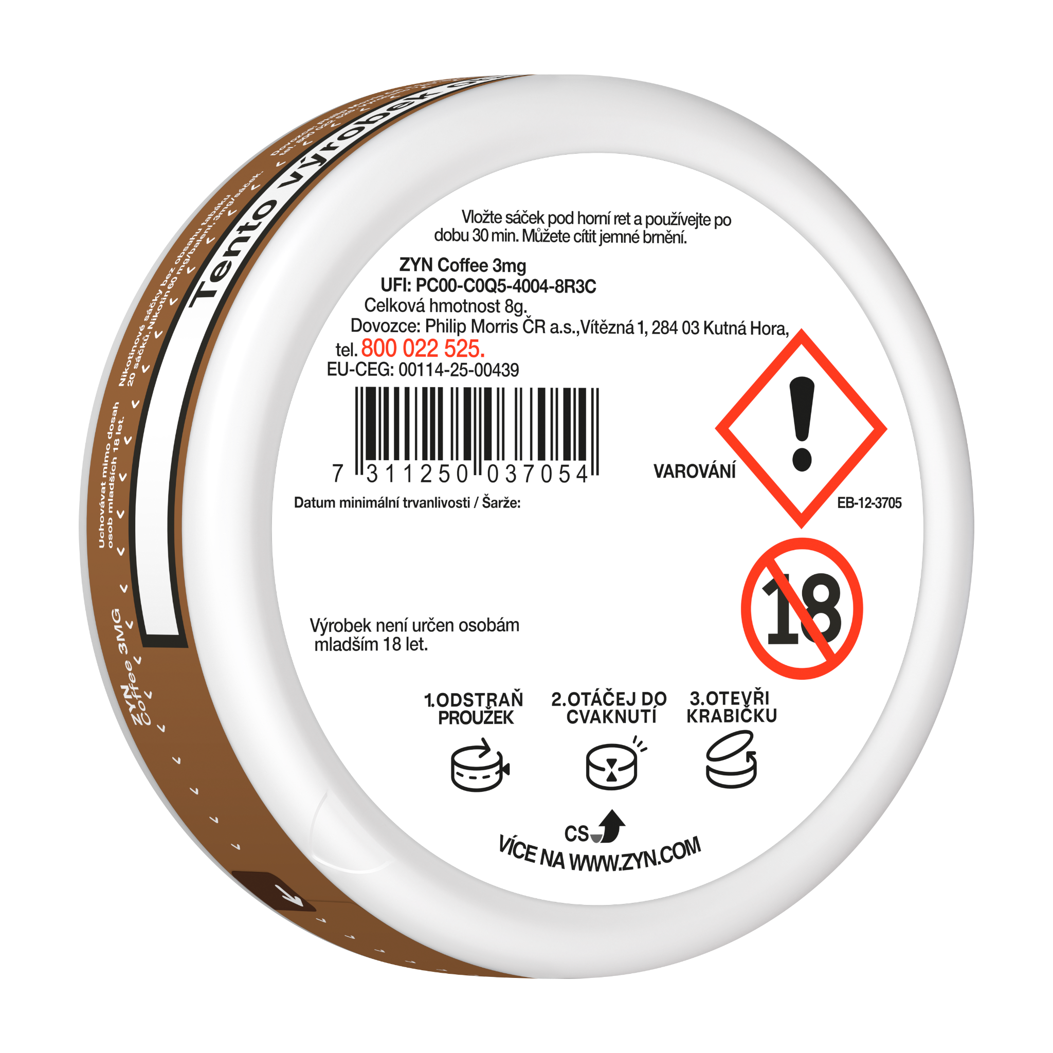 ZYN COFFEE 3 MG (karton) (COFFEE)