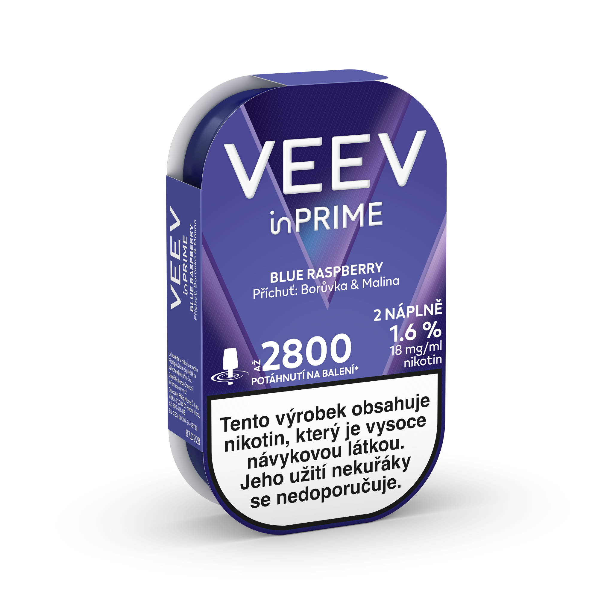 VEEV INPRIME BLUE RASPBERRY (krabička) (BLUE RASPBERRY)