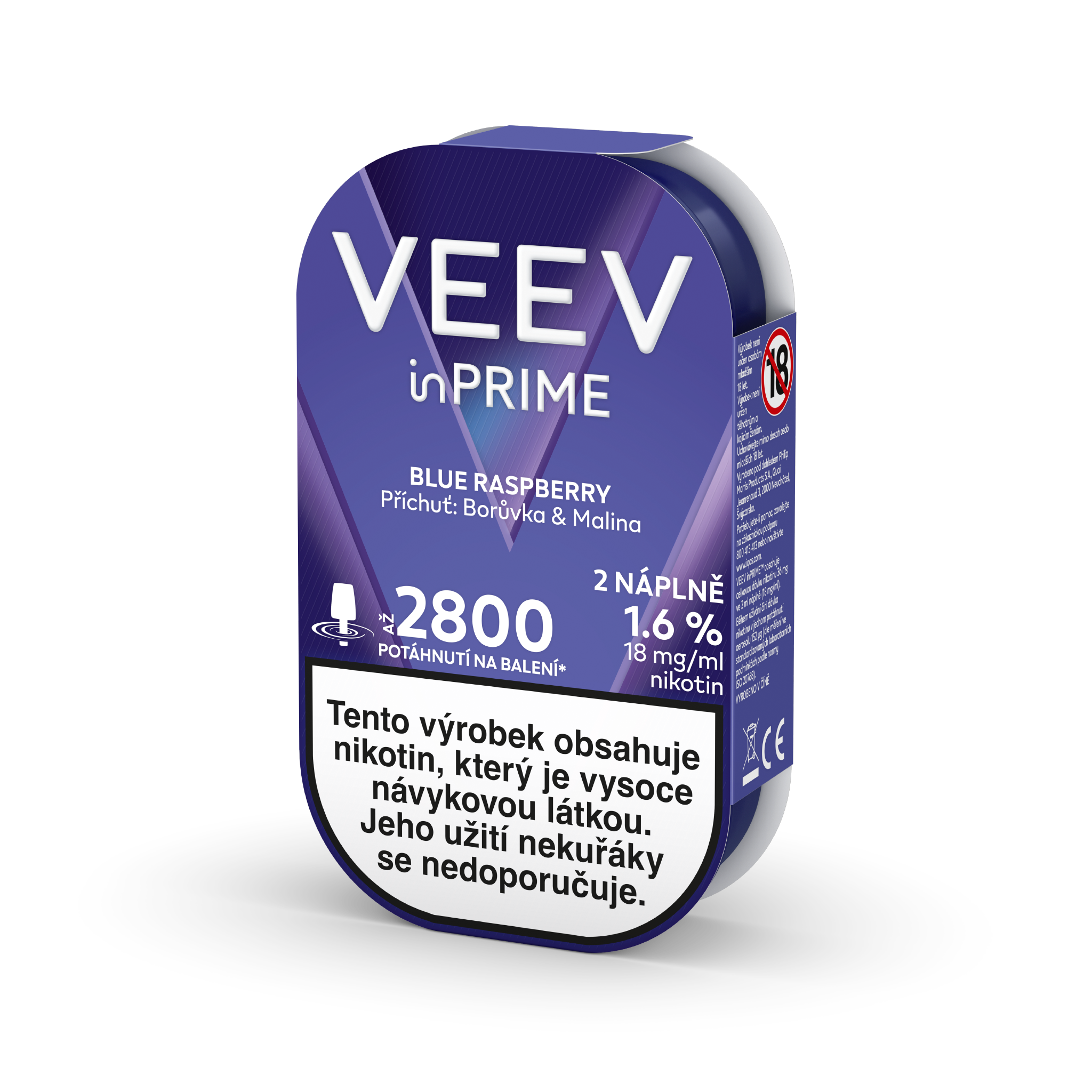 VEEV INPRIME BLUE RASPBERRY (krabička) (BLUE RASPBERRY)