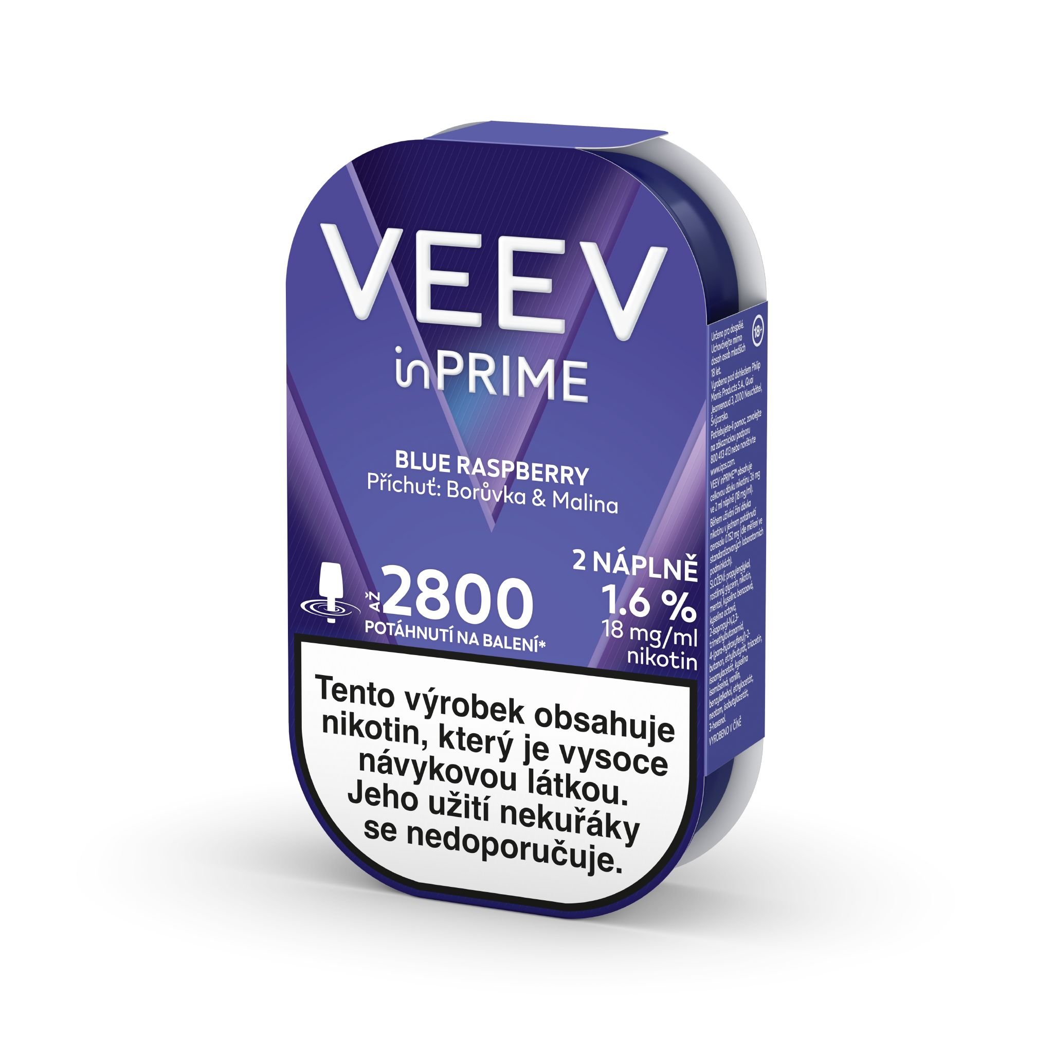 VEEV INPRIME NÁPLNĚ BLUE RASPBERRY (krabička) (BLUE RASPBERRY)