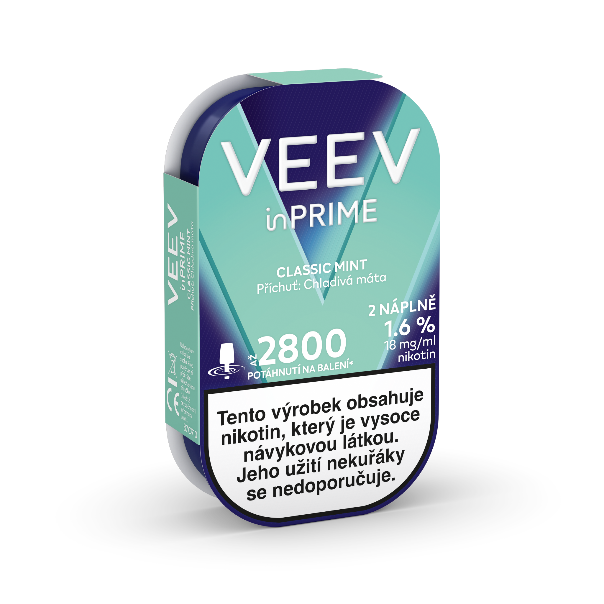VEEV INPRIME NÁPLNĚ CLASSIC MINT (krabička) (Blue Mint)