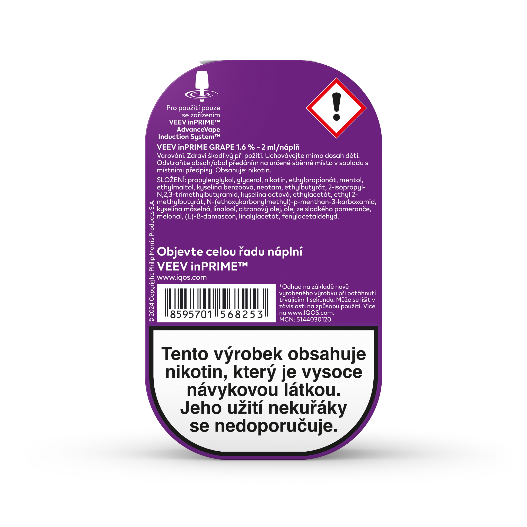 VEEV INPRIME NÁPLNĚ GRAPE (krabička) (Grape)