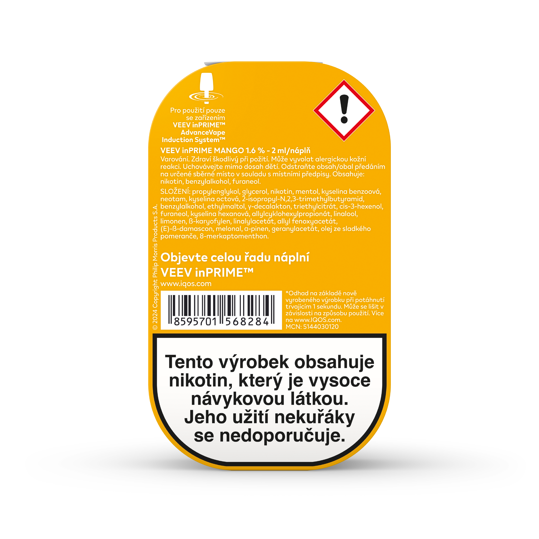 VEEV INPRIME NÁPLNĚ MANGO (krabička) (Mango)