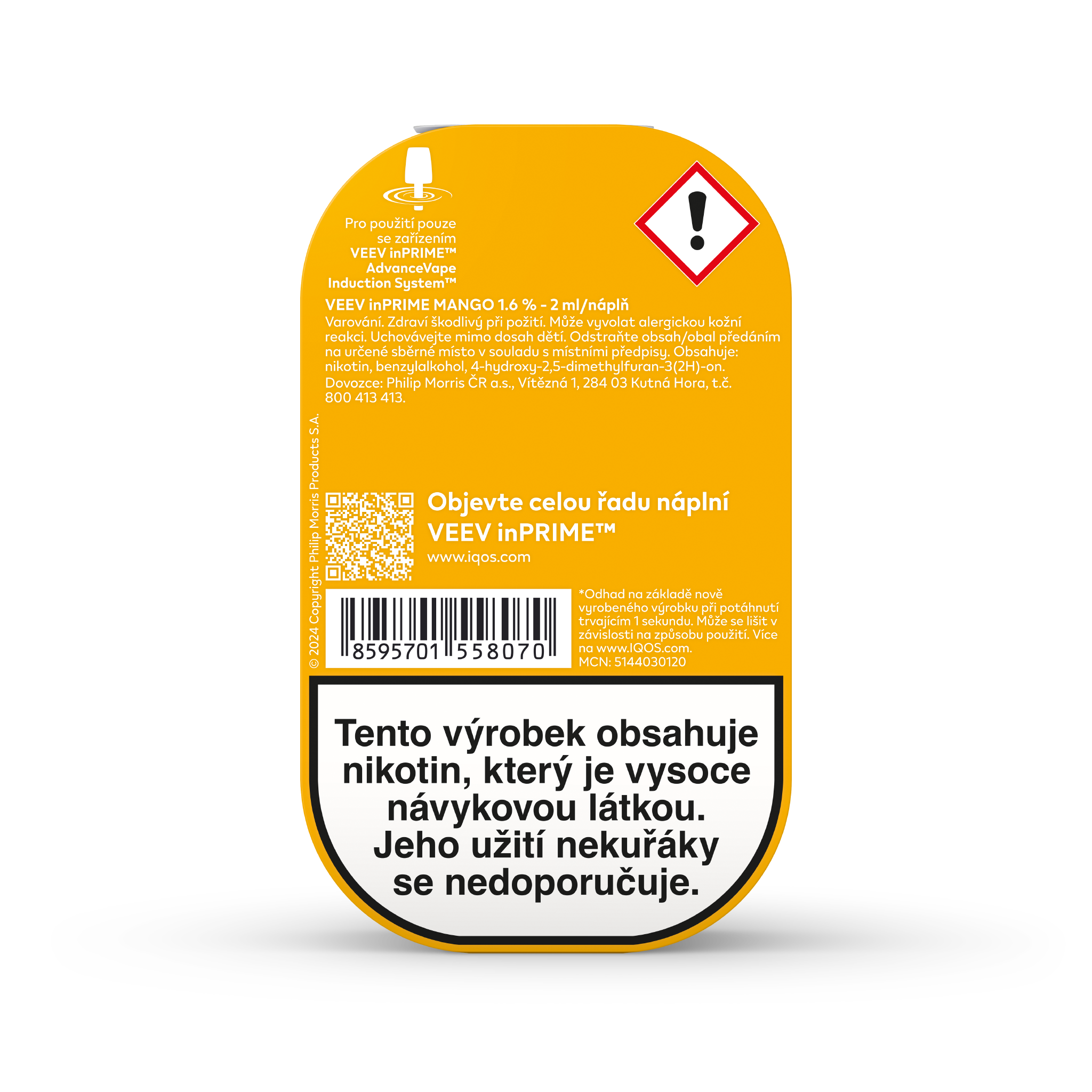 VEEV INPRIME NÁPLNĚ MANGO (krabička) (Mango)