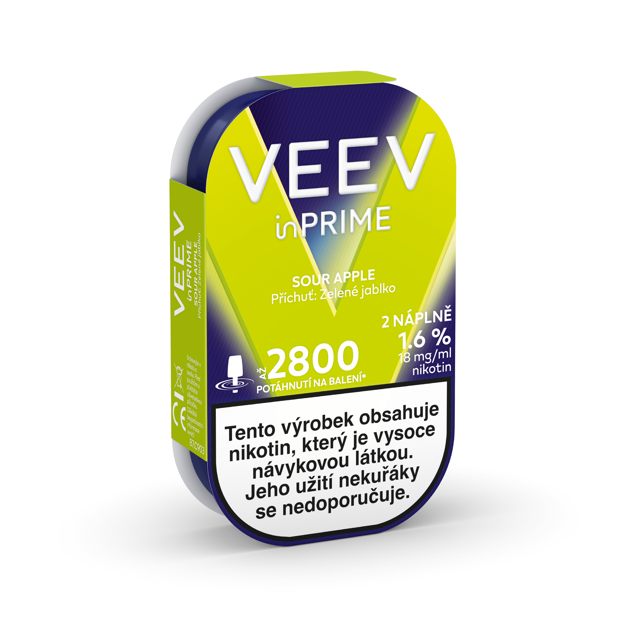 VEEV INPRIME NÁPLNĚ SOUR APPLE (krabička) (Sour Apple)