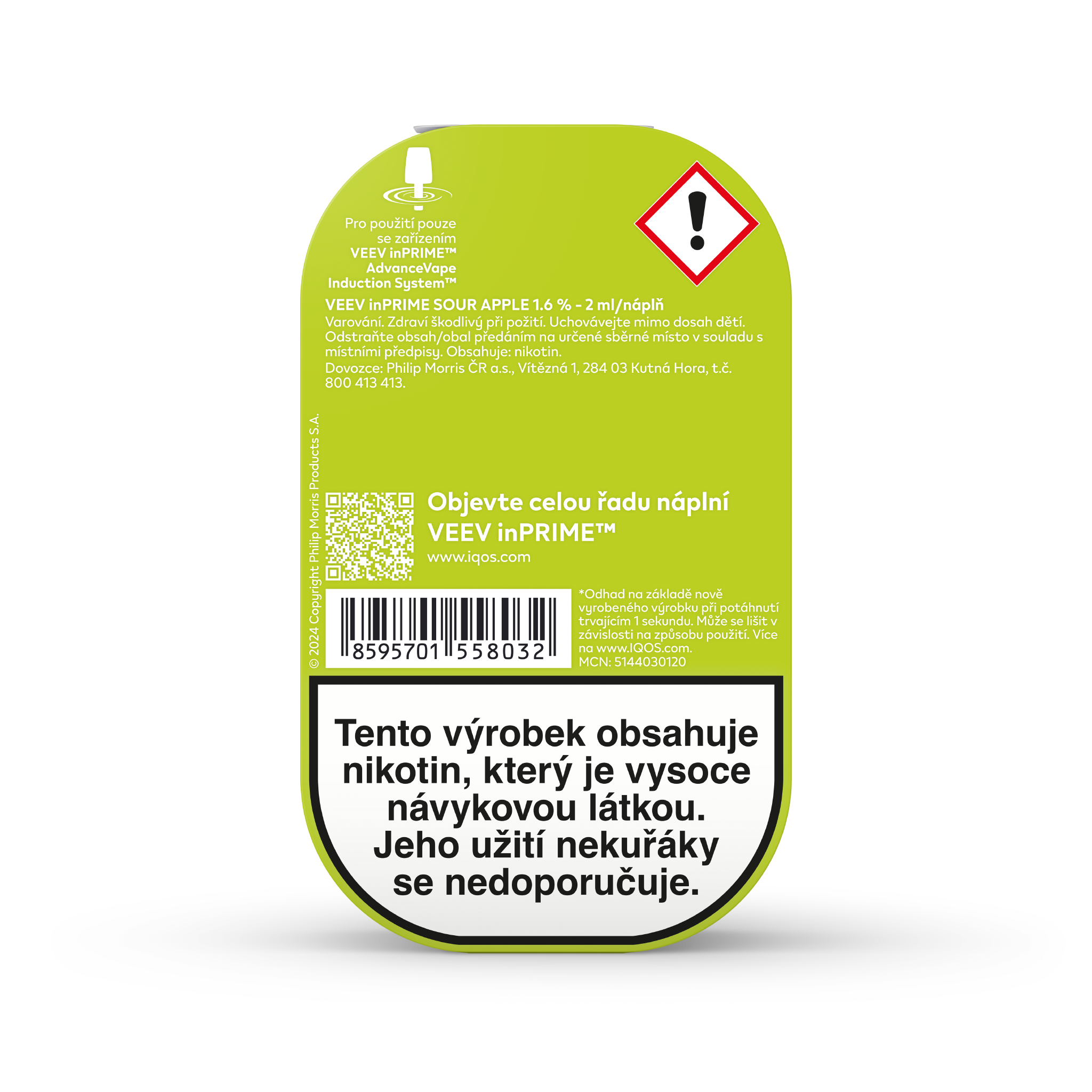 VEEV INPRIME NÁPLNĚ SOUR APPLE (krabička) (Sour Apple)