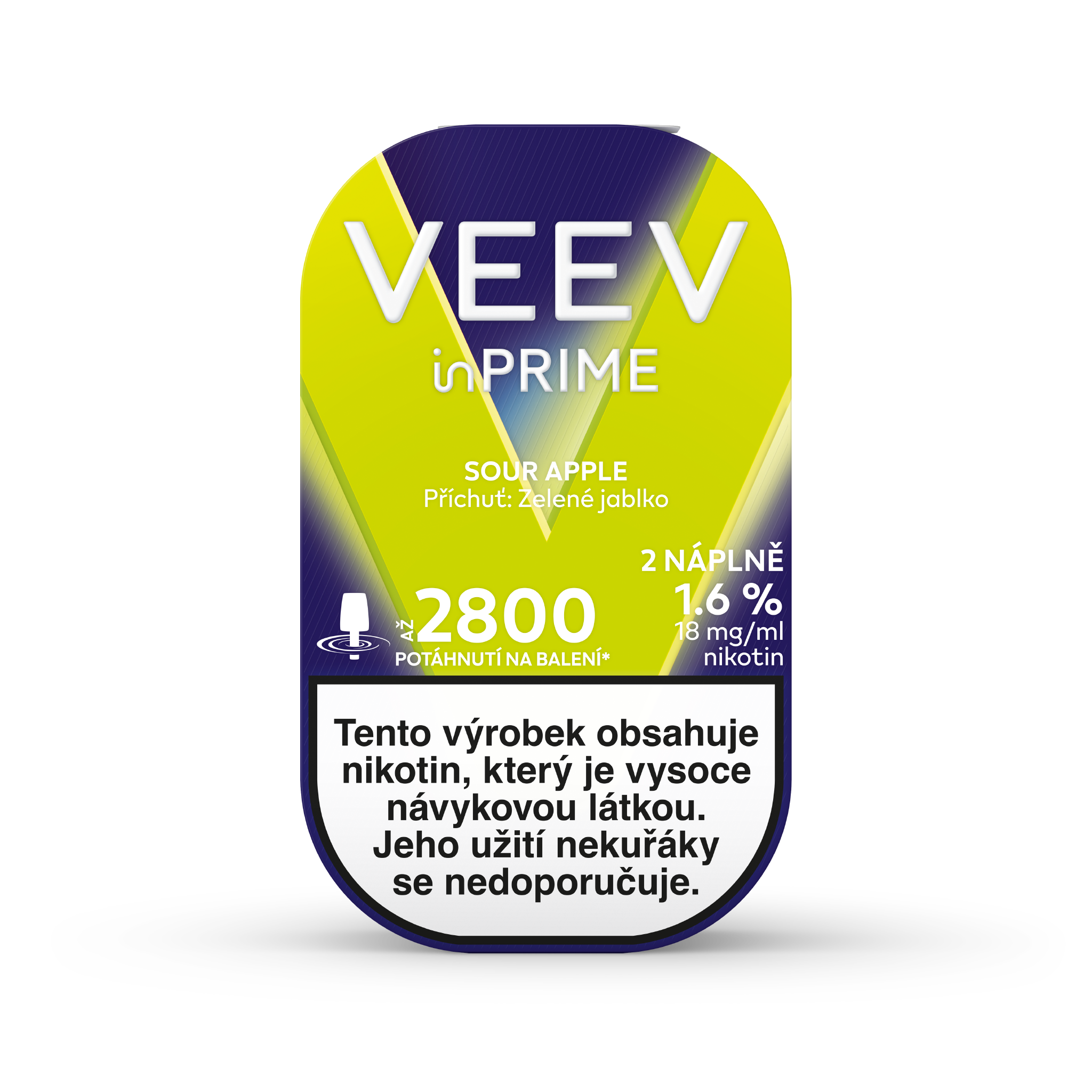 VEEV INPRIME NÁPLNĚ SOUR APPLE (krabička) (Sour Apple)