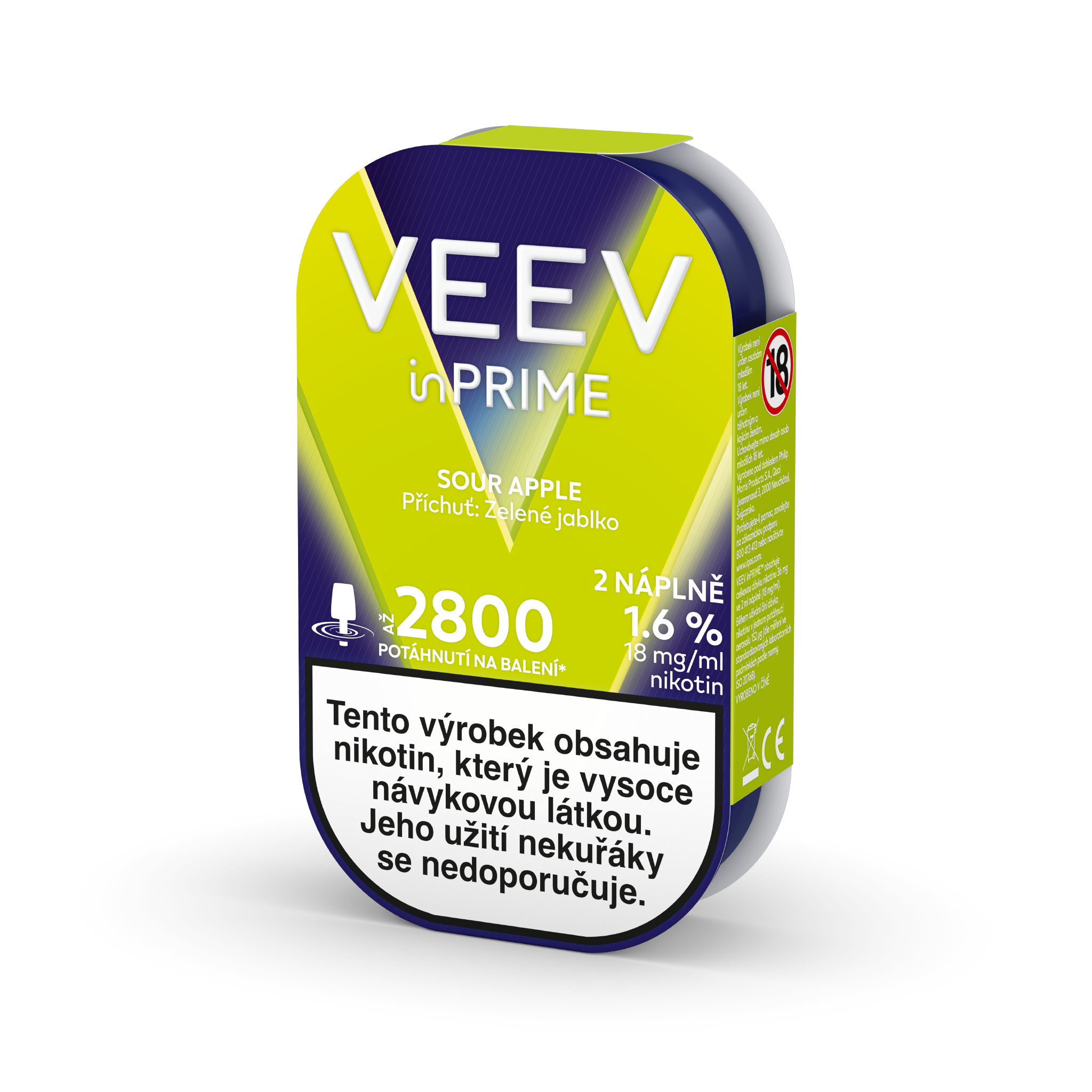 VEEV INPRIME NÁPLNĚ SOUR APPLE (krabička) (Sour Apple)