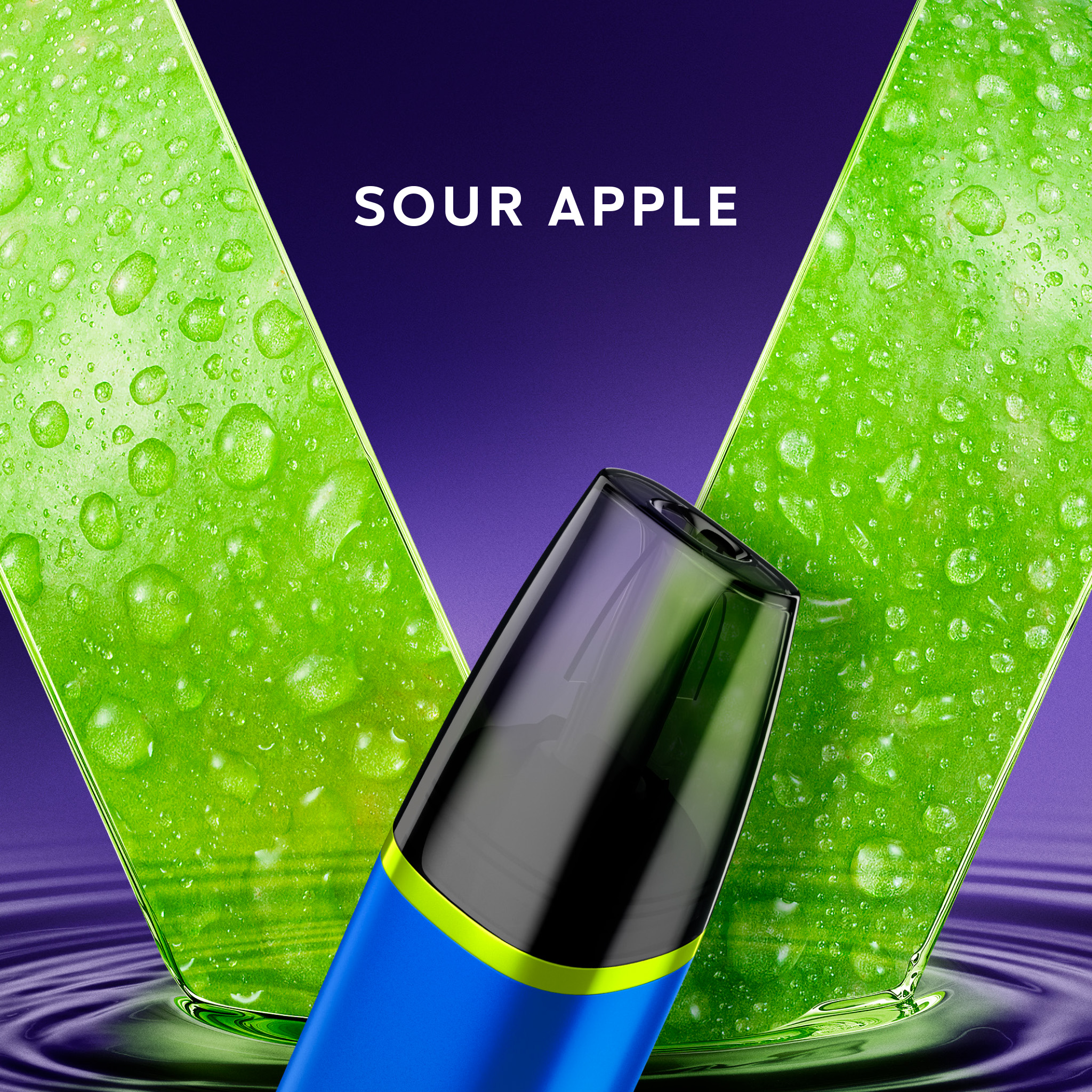 VEEV INPRIME NÁPLNĚ SOUR APPLE (karton) (Sour Apple)