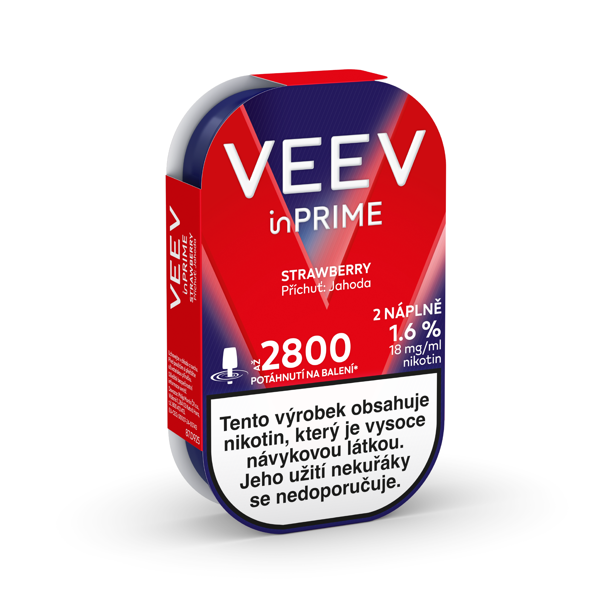 VEEV INPRIME NÁPLNĚ STRAWBERRY (krabička) (Strawberry)