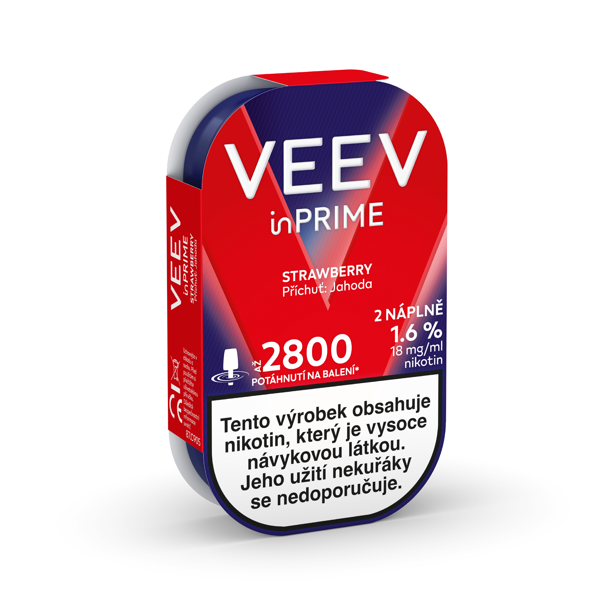 VEEV INPRIME NÁPLNĚ STRAWBERRY (krabička) (Strawberry)