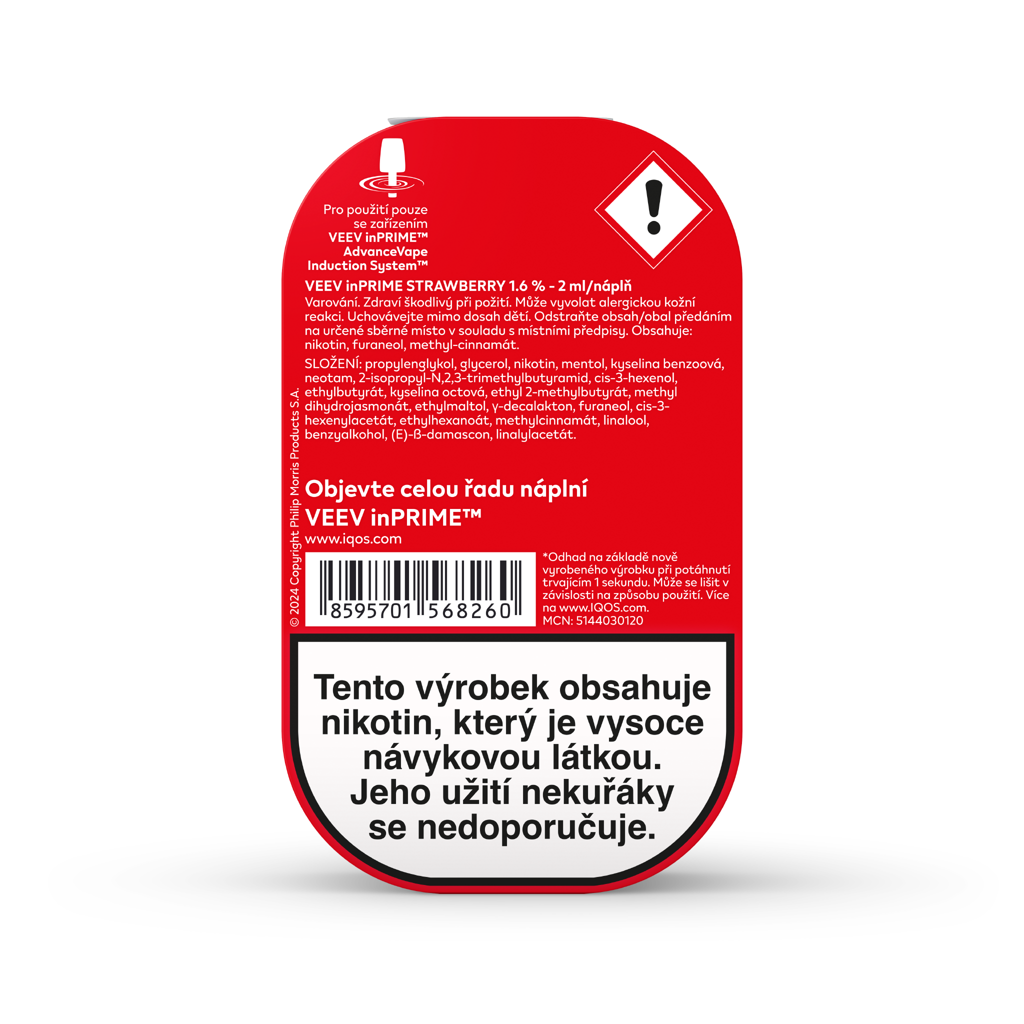 VEEV INPRIME NÁPLNĚ STRAWBERRY (krabička) (Strawberry)
