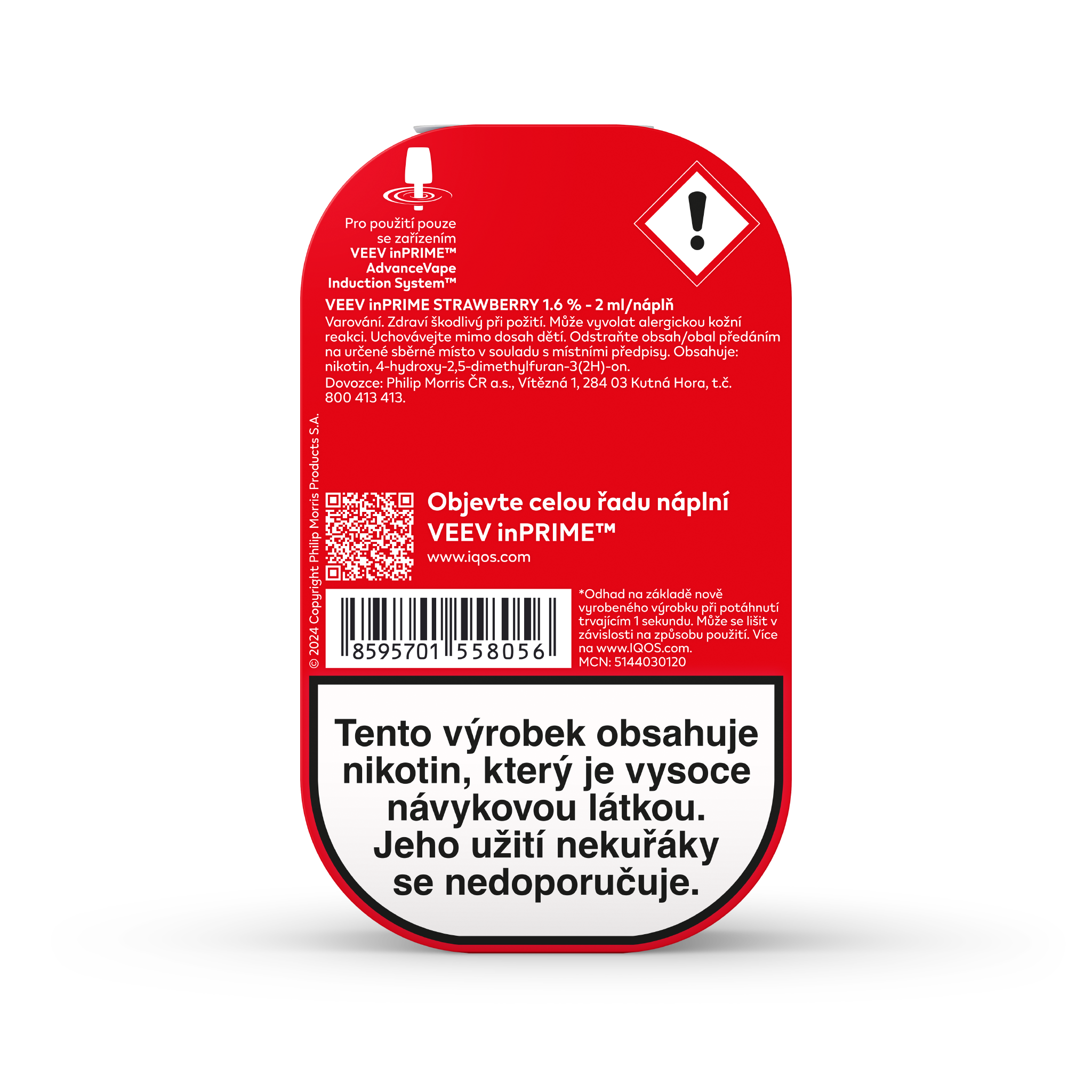 VEEV INPRIME NÁPLNĚ STRAWBERRY (krabička) (Strawberry)