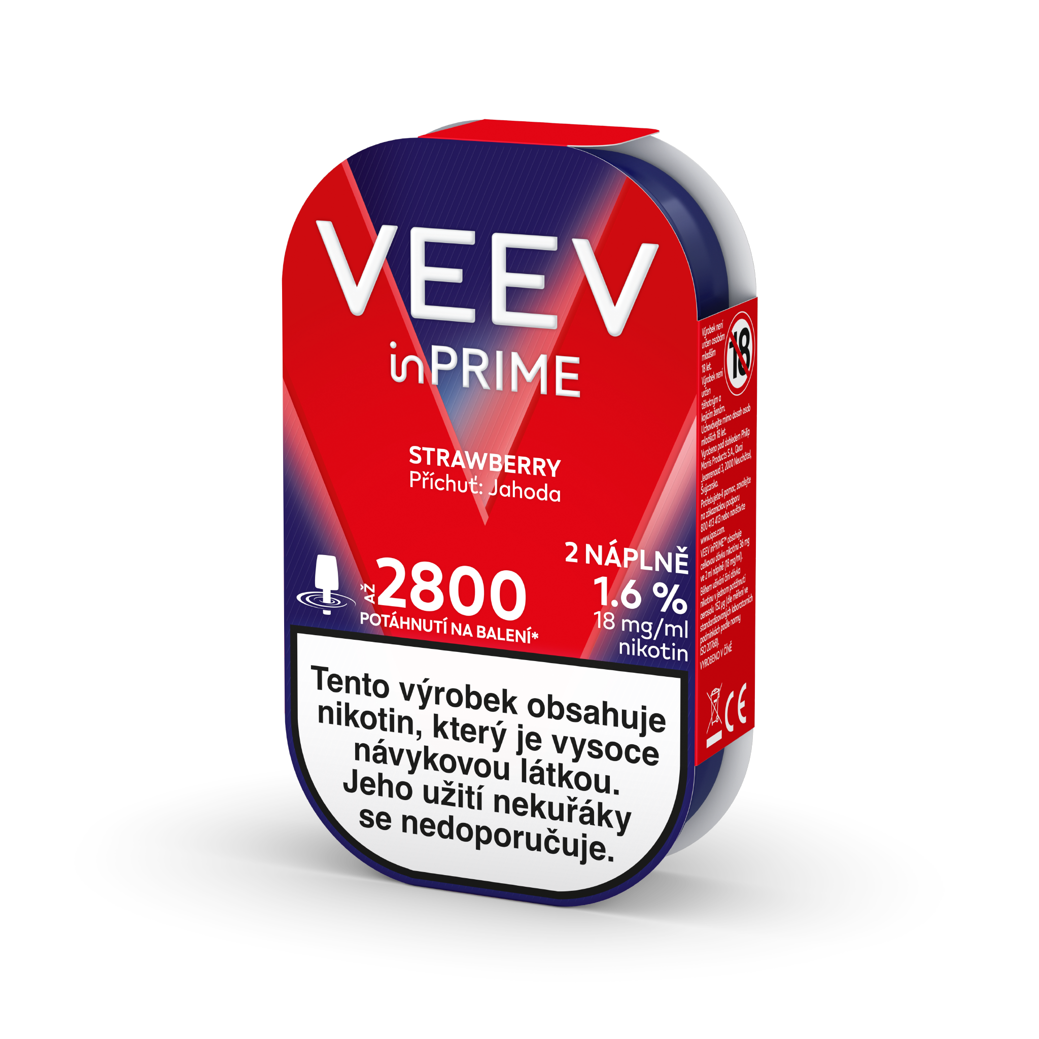 VEEV INPRIME NÁPLNĚ STRAWBERRY (krabička) (Strawberry)