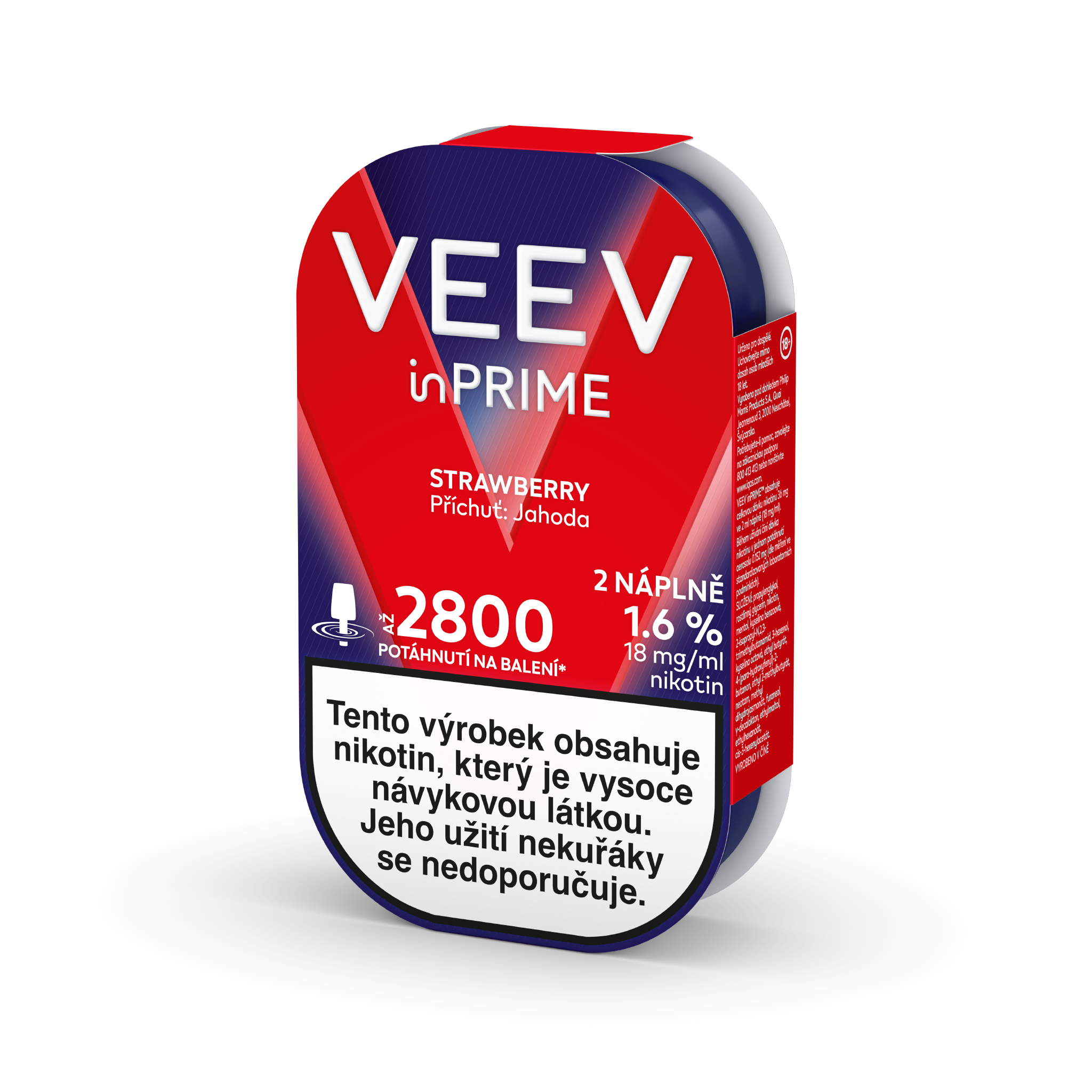 VEEV INPRIME NÁPLNĚ STRAWBERRY (krabička) (Strawberry)